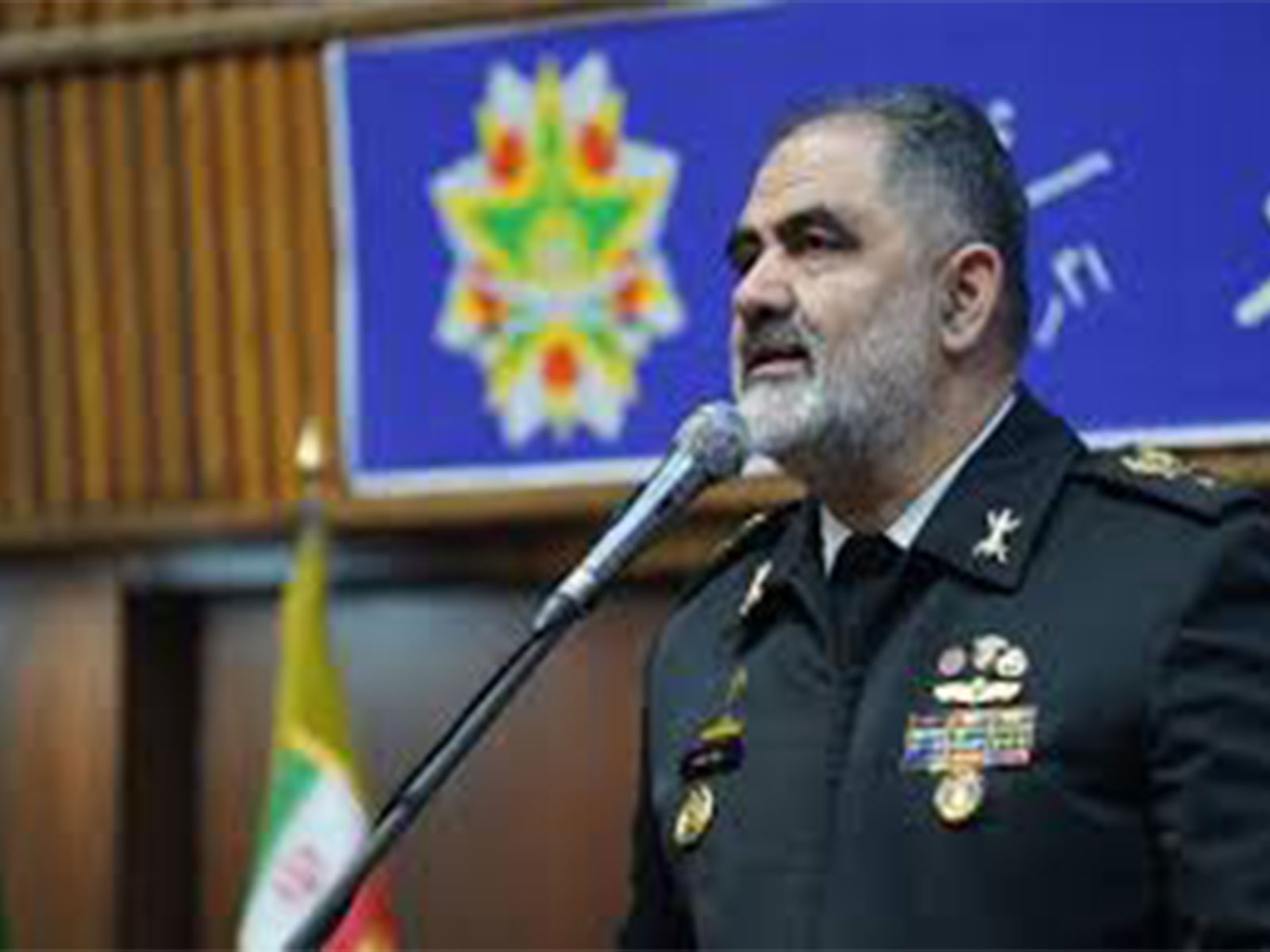 Iranian Navy Commander Rear Admiral Shahram Irani (Image Source: Iranian State Media)