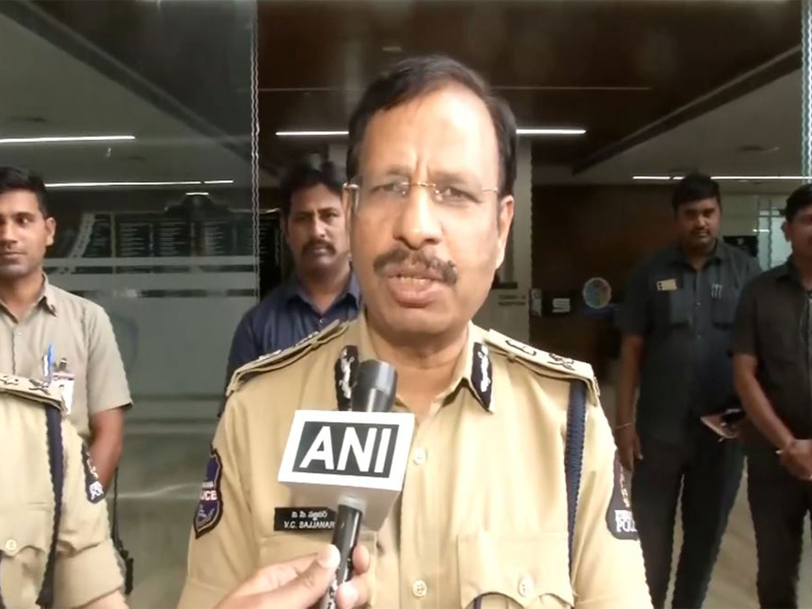 VC Sajjanar, Hyderabad Police Commissioner (Photo/ANI)