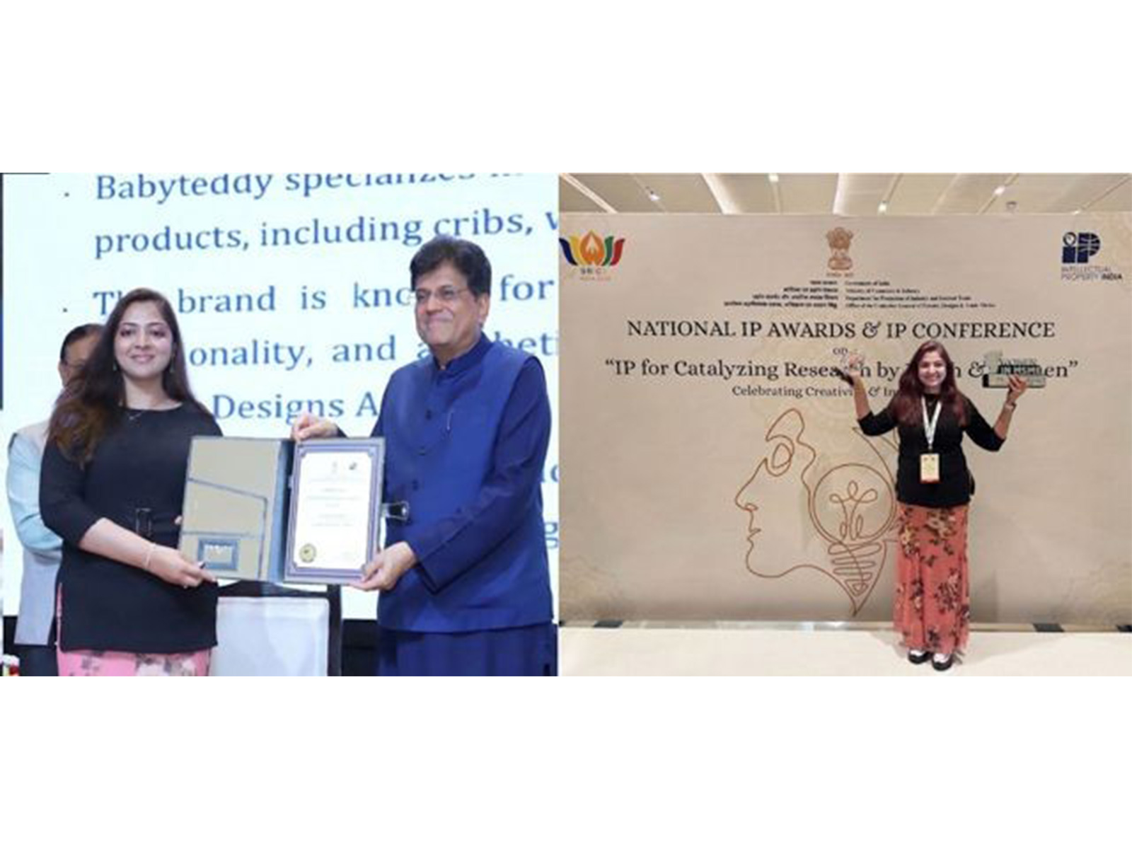 Woman Entrepreneur Kranti Bari, Founder of BabyTeddy, Honoured with Two Prestigious National Awards for Patented Baby Safety Products