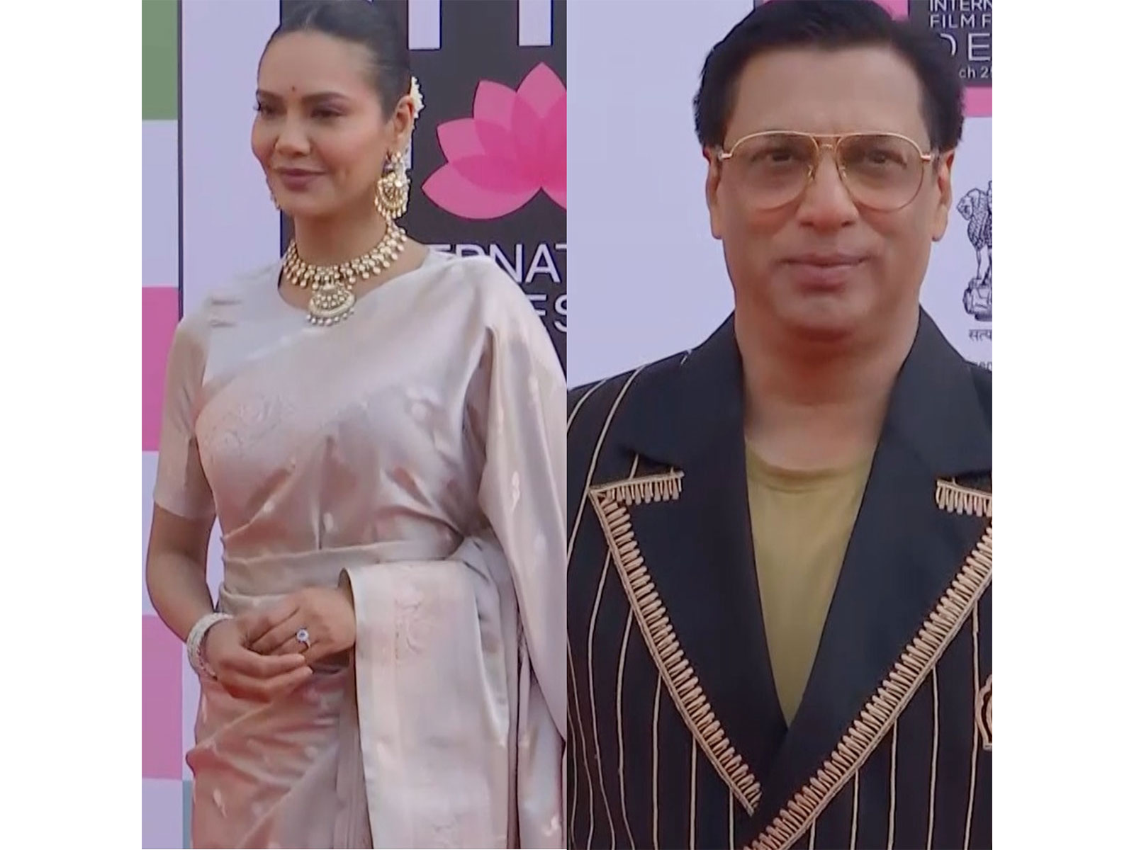  Esha Gupta, Madhur Bhandarkar (Photo/ANI)