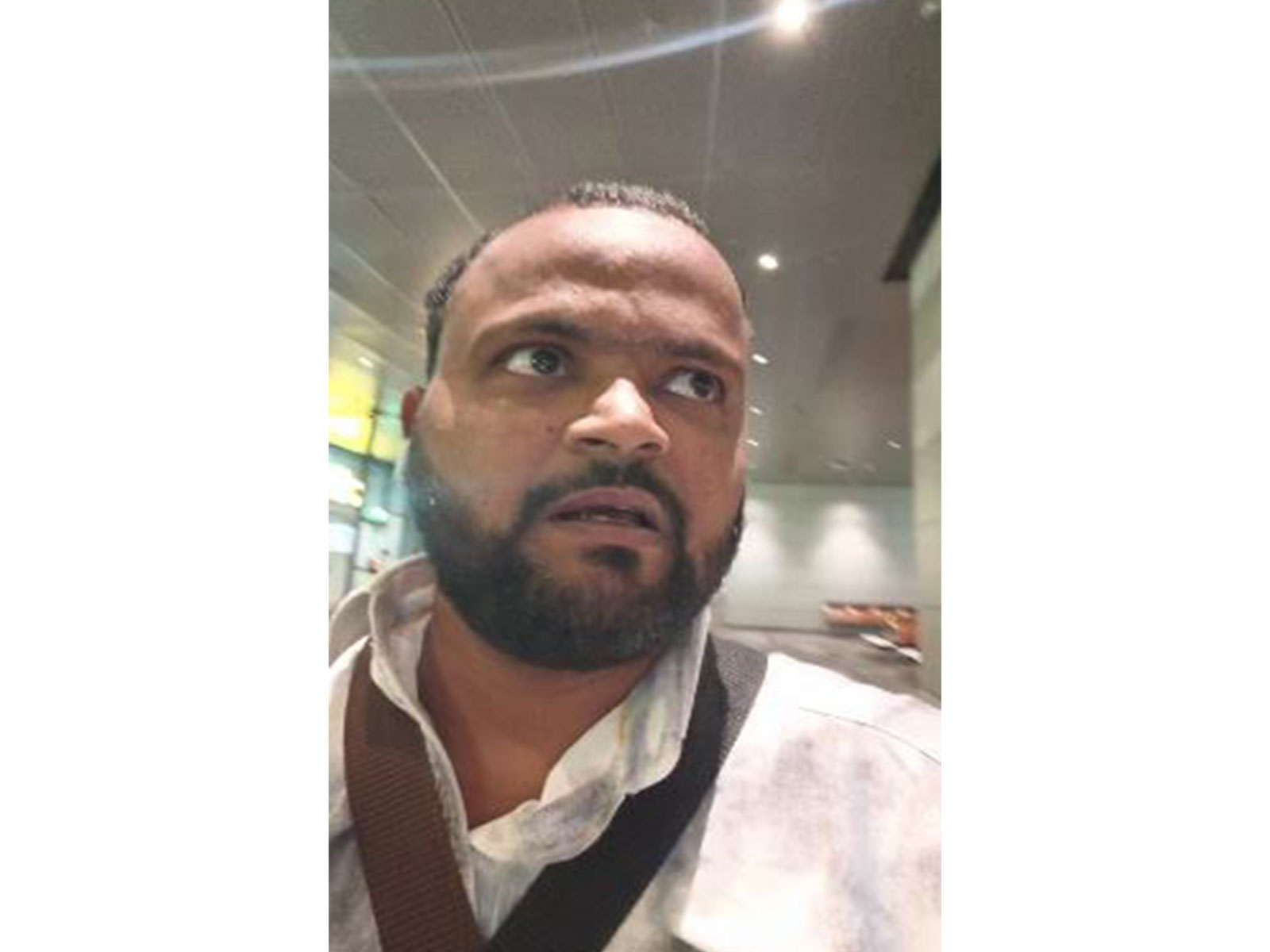 Shibu Khan, returing from Qatar with Embassy's help (Photo/ANI)