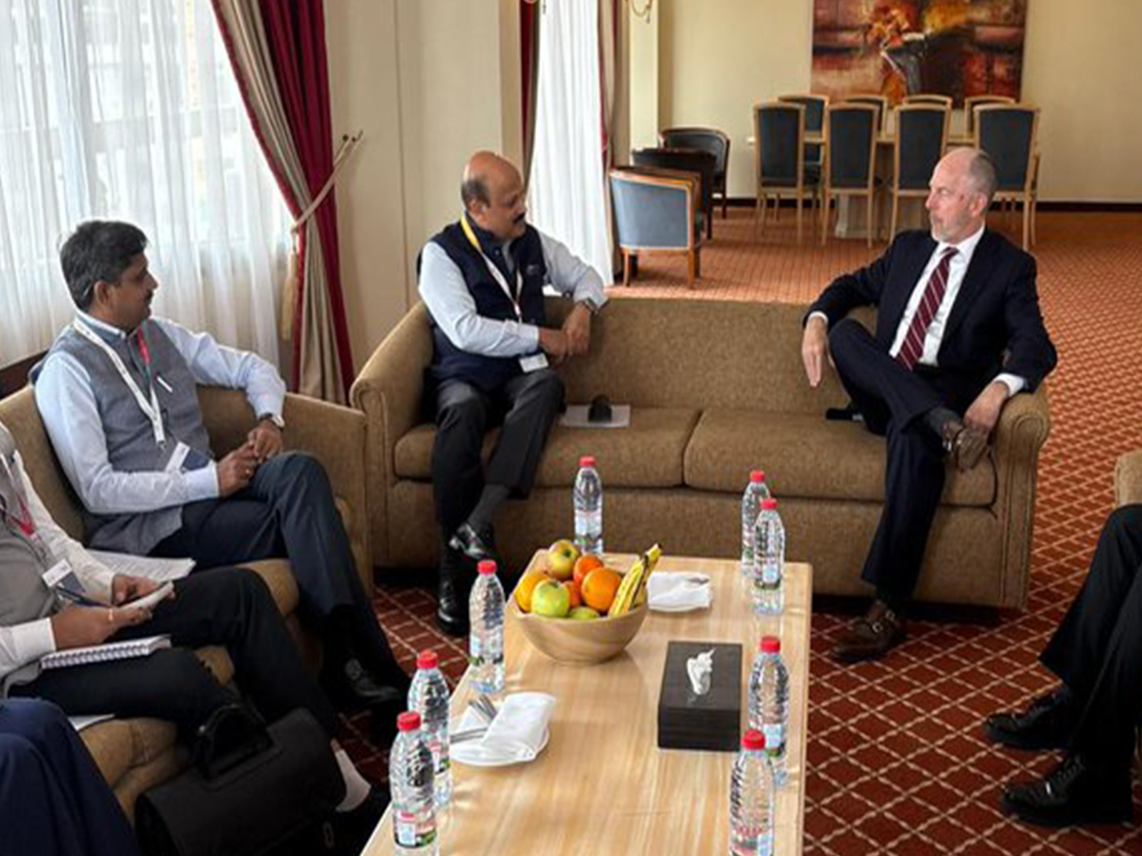 Commerce Secretary Rajesh Agrawal met Ambassador Joseph Barloon, Deputy United States Trade Representative and Chief of the Permanent Mission of the United States to the World Trade Organisation (WTO)(Photo/@DoC_GoI)