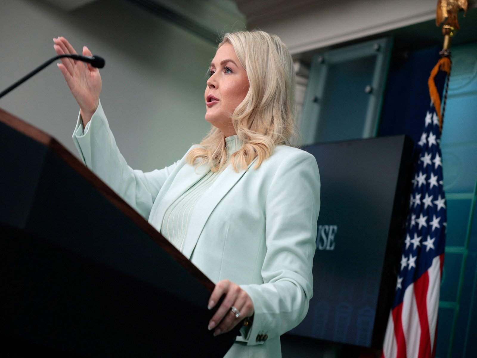 White House Press Secretary Karoline Leavitt (Photo/Reuters)