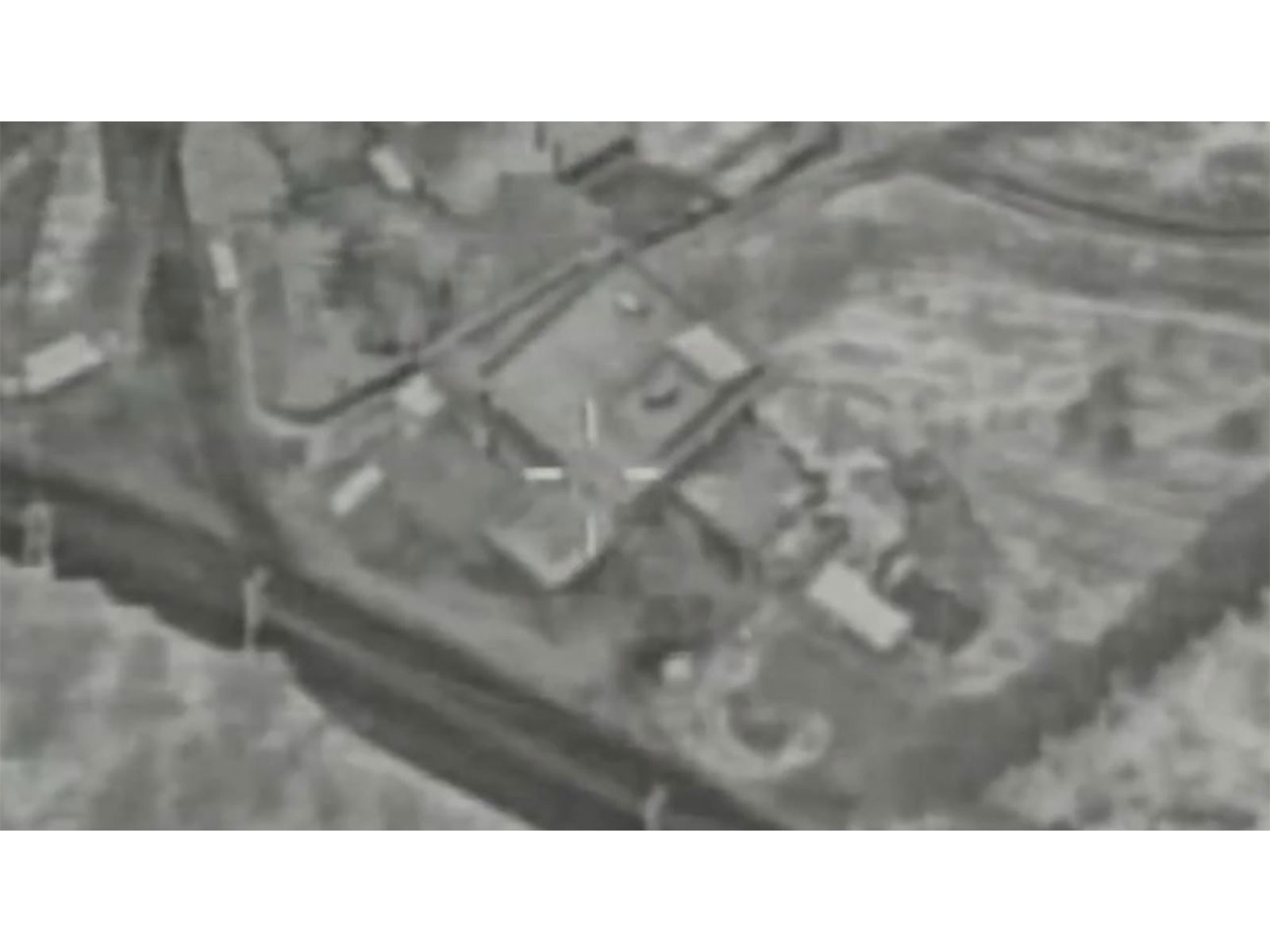 An Iranian asset prior to being bombed by Israel Air Force (Photo/@IAFsite)