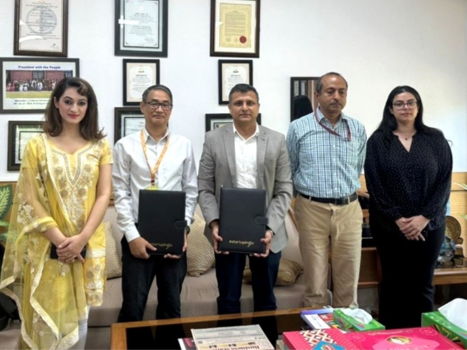 KRAFTON India-DPIIT MoU signing ceremony with senior officials from both organisations.