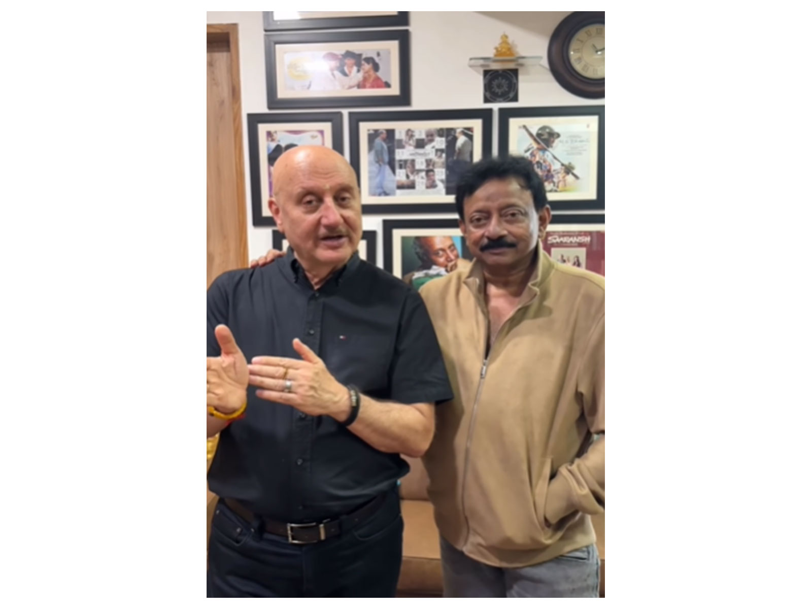Anupam Kher, Ram Gopal Varma (Photo/Instagram/@anupamkher)
