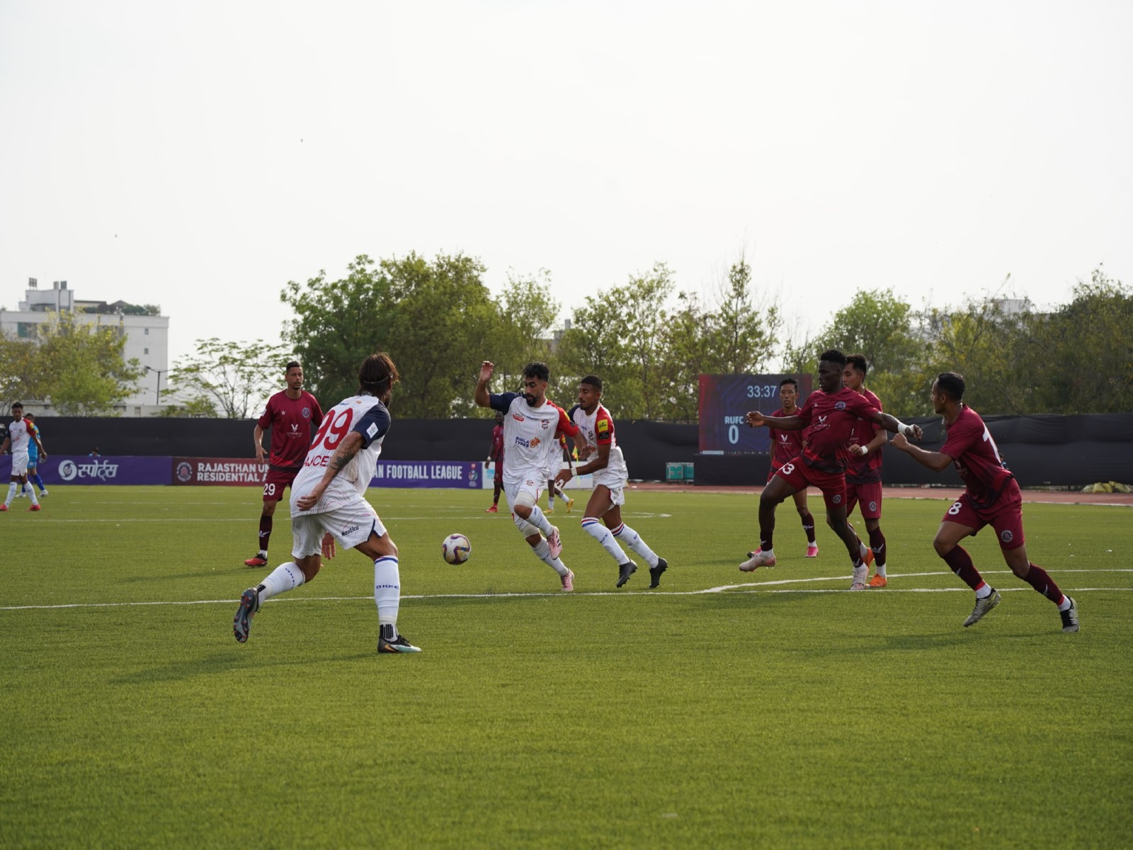 Players in action during Indian Football League. (Photo/IFL)