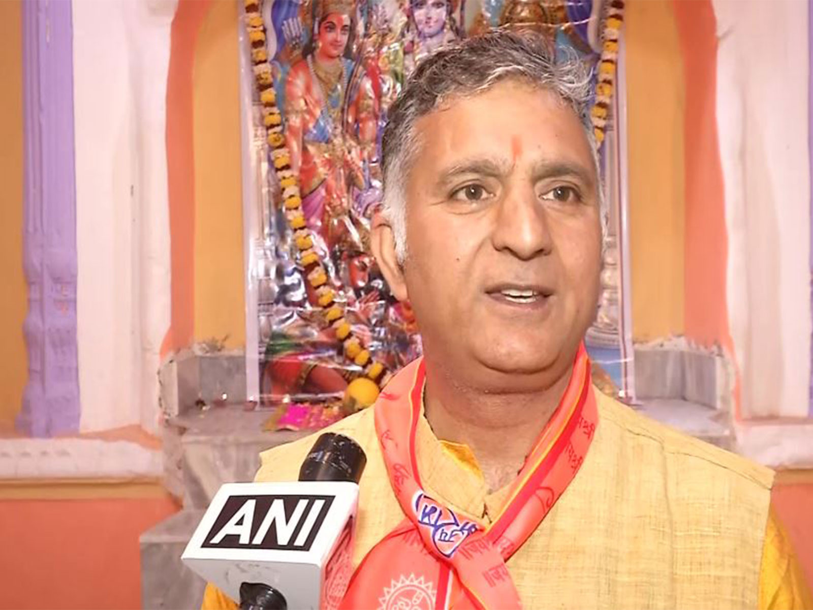 General Secretary of the Raghunath Mandir Committee, Sunil Tikoo (Photo/ANI)