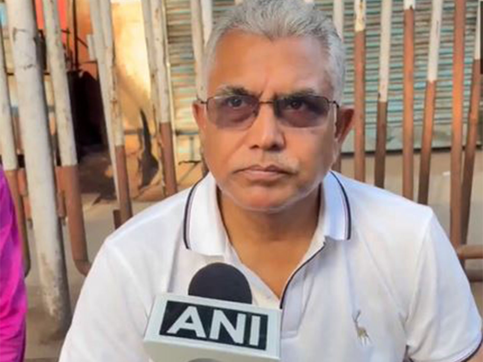 BJP candidate from Kharagpur Sadar Assembly seat Dilip Ghosh (Photo/ ANI)