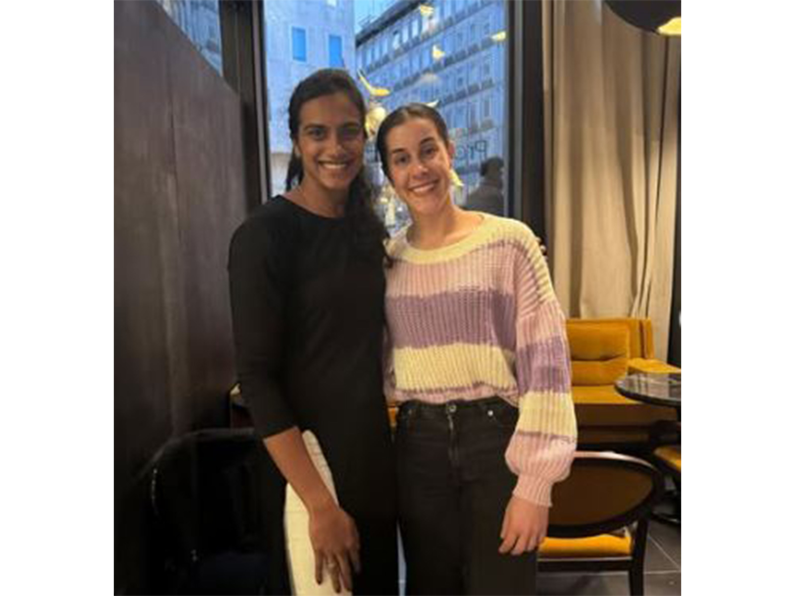 PV Sindhu with Carolina Marin (Photo/Instagram@PV Sindhu)
