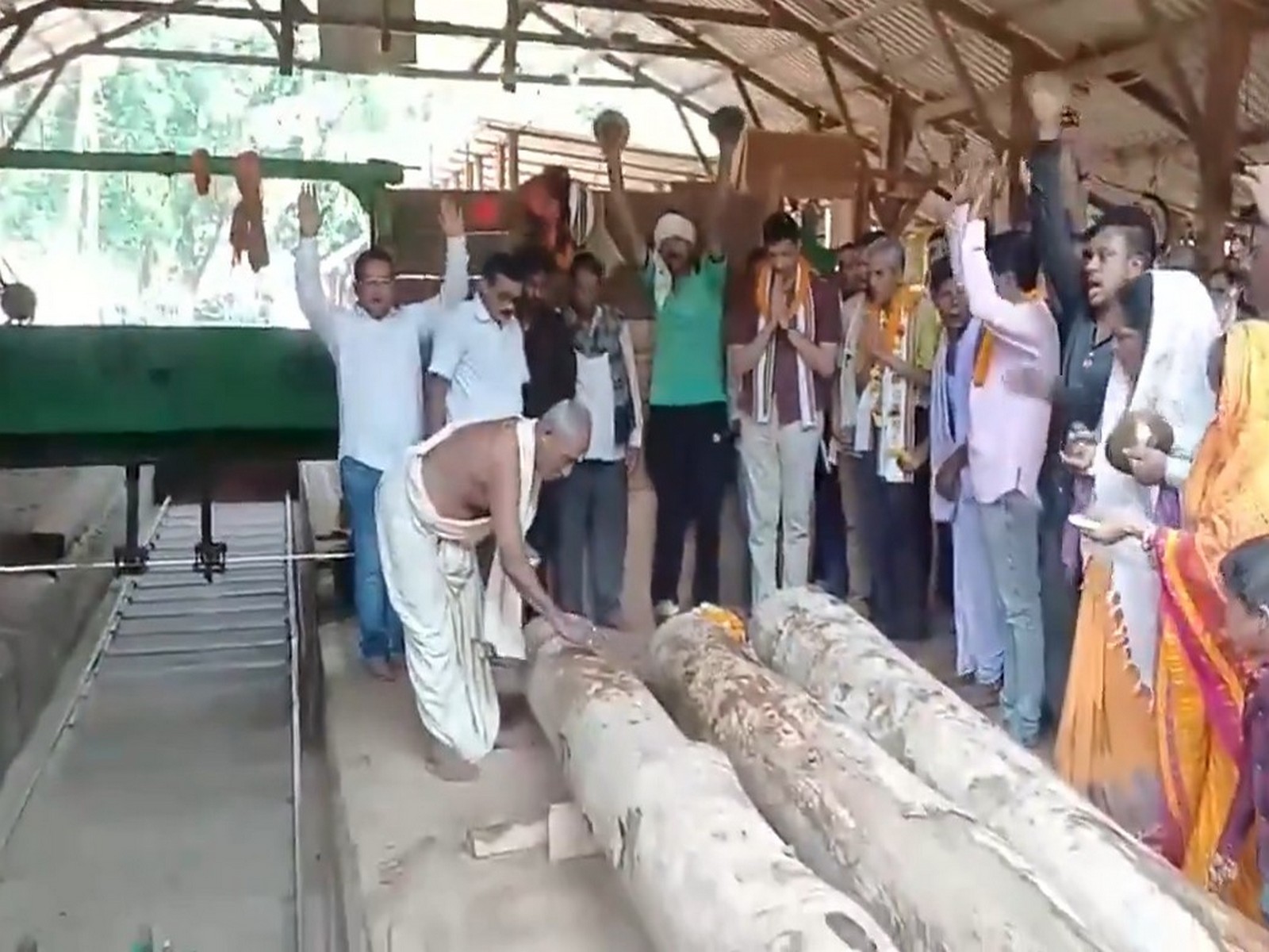 Preparations for Lord Jagannath Ghosha Yatra (Rath Yatra) have started (Photo/ANI)