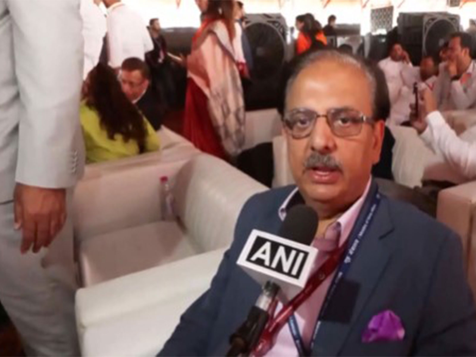 Chairman of India Exposition Mart Limited (IEML) Rakesh Kumar (Photo/ANI)