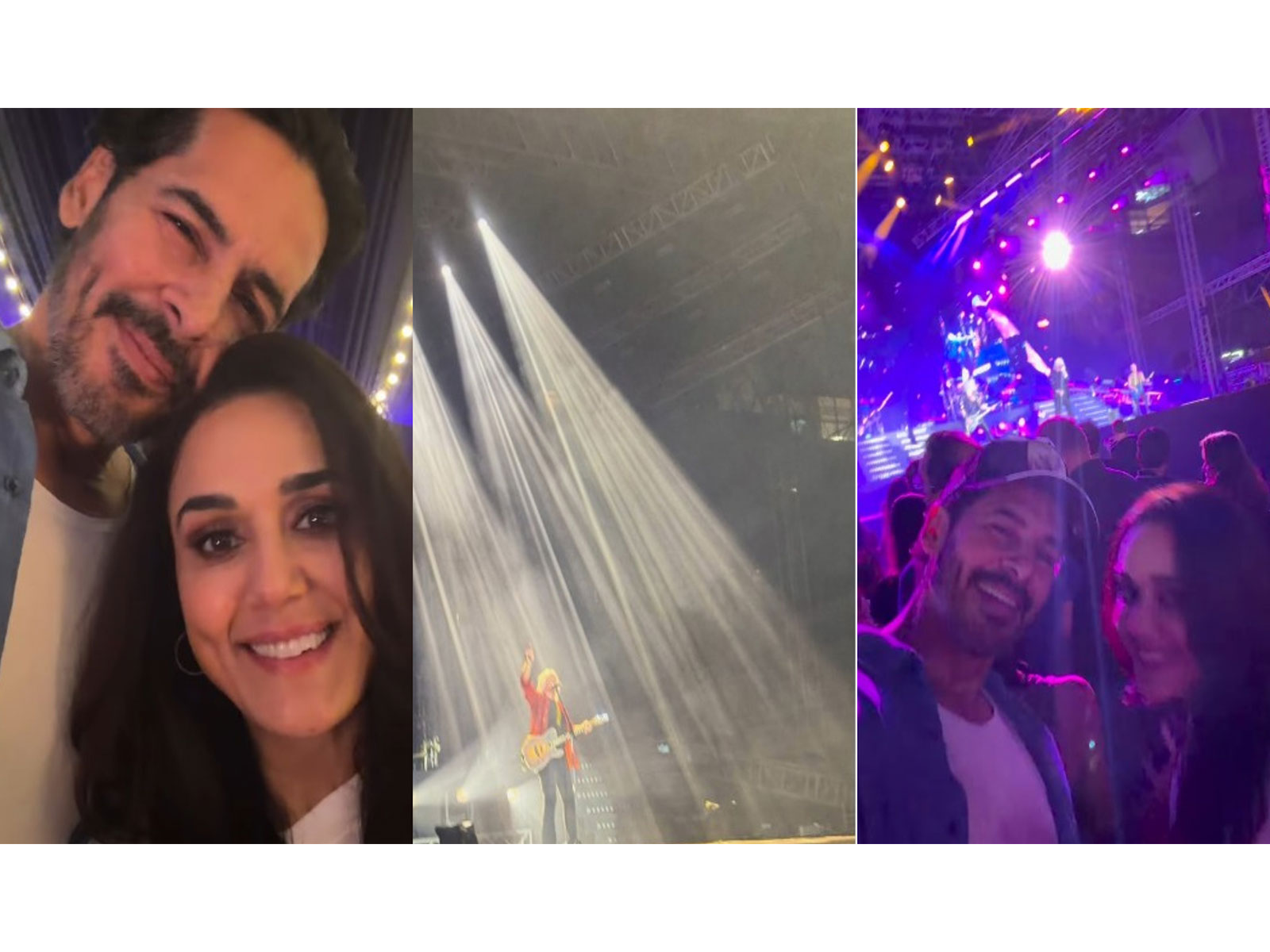 Preity Zinta enjoys Def Leppard concert with Dino Morea (Photo/ Instagram/ @realpz)