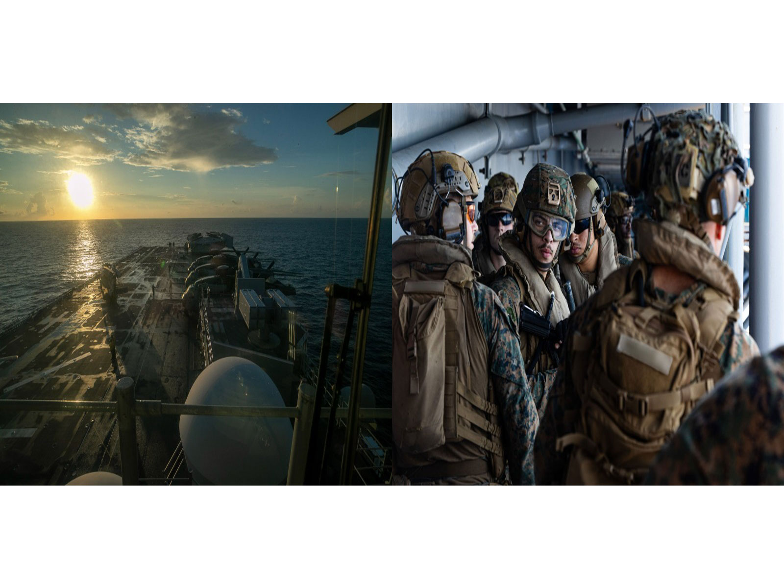 USS Tripoli arrived in US CENTCOM's Area of Responsibility (AoR) (Photo/X@USCENTCOM)