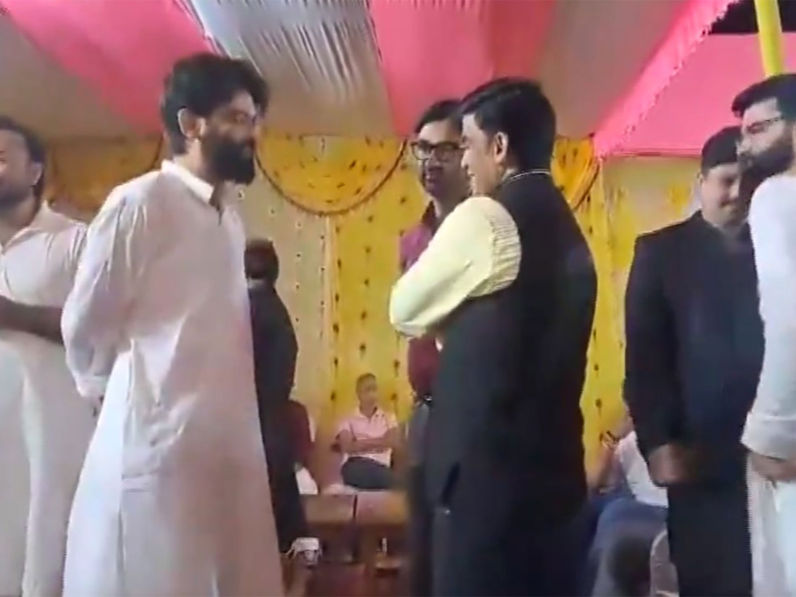 Sharjeel Imam attends brother Muzzammil's wedding (Photo/ANI)