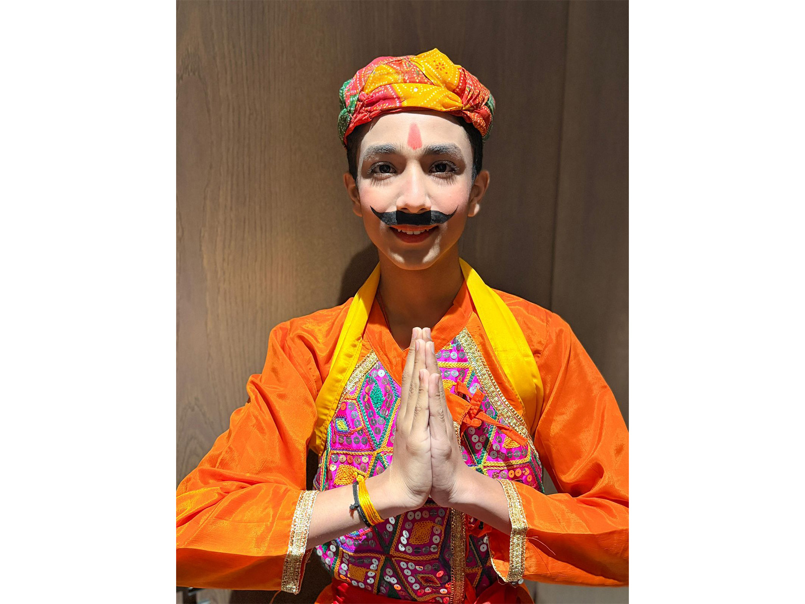 Athrav Bhatnagar wins Bronze Medal in the Folk Singing category. (Photo/Modern pythian games)