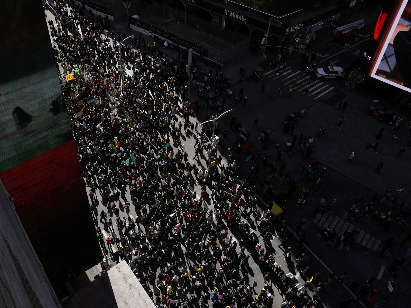 No Kings' protest in New York (Photo/Reuters)