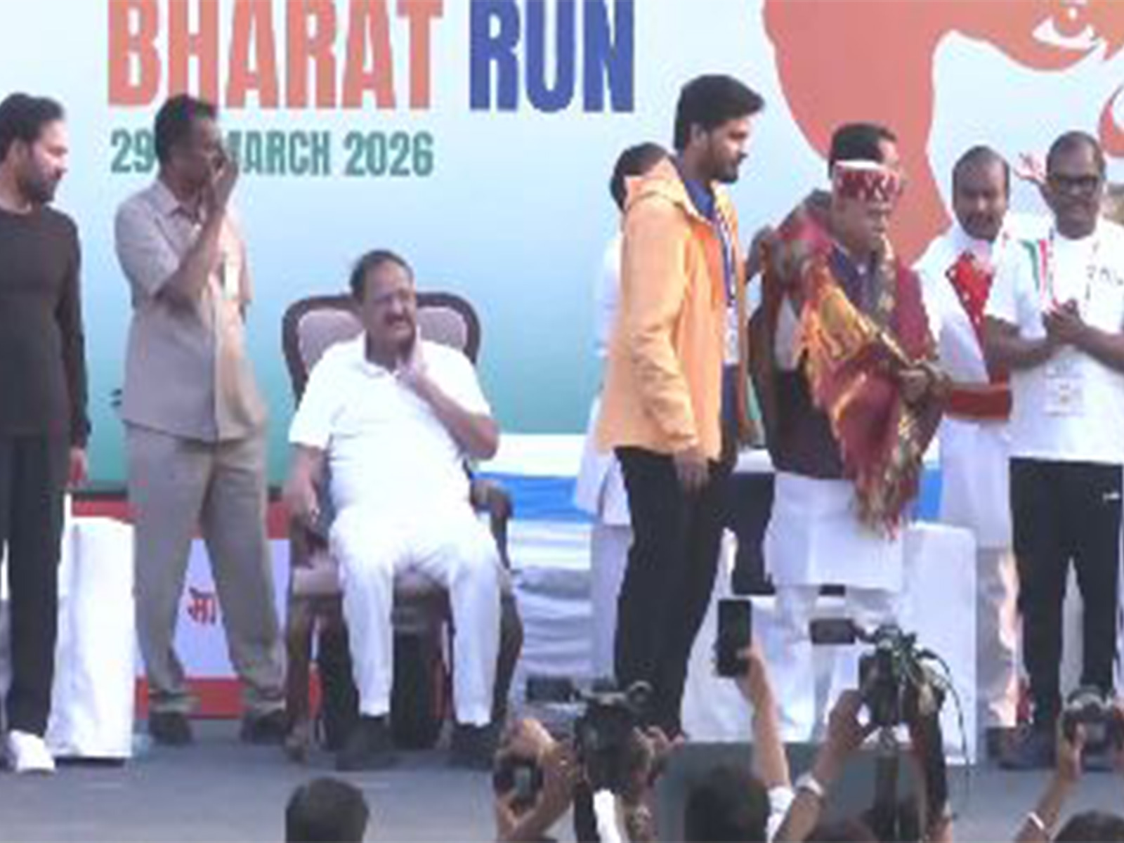 'Yuva Bharat Run' programme held in Hyderabad (Photo/ANI)
