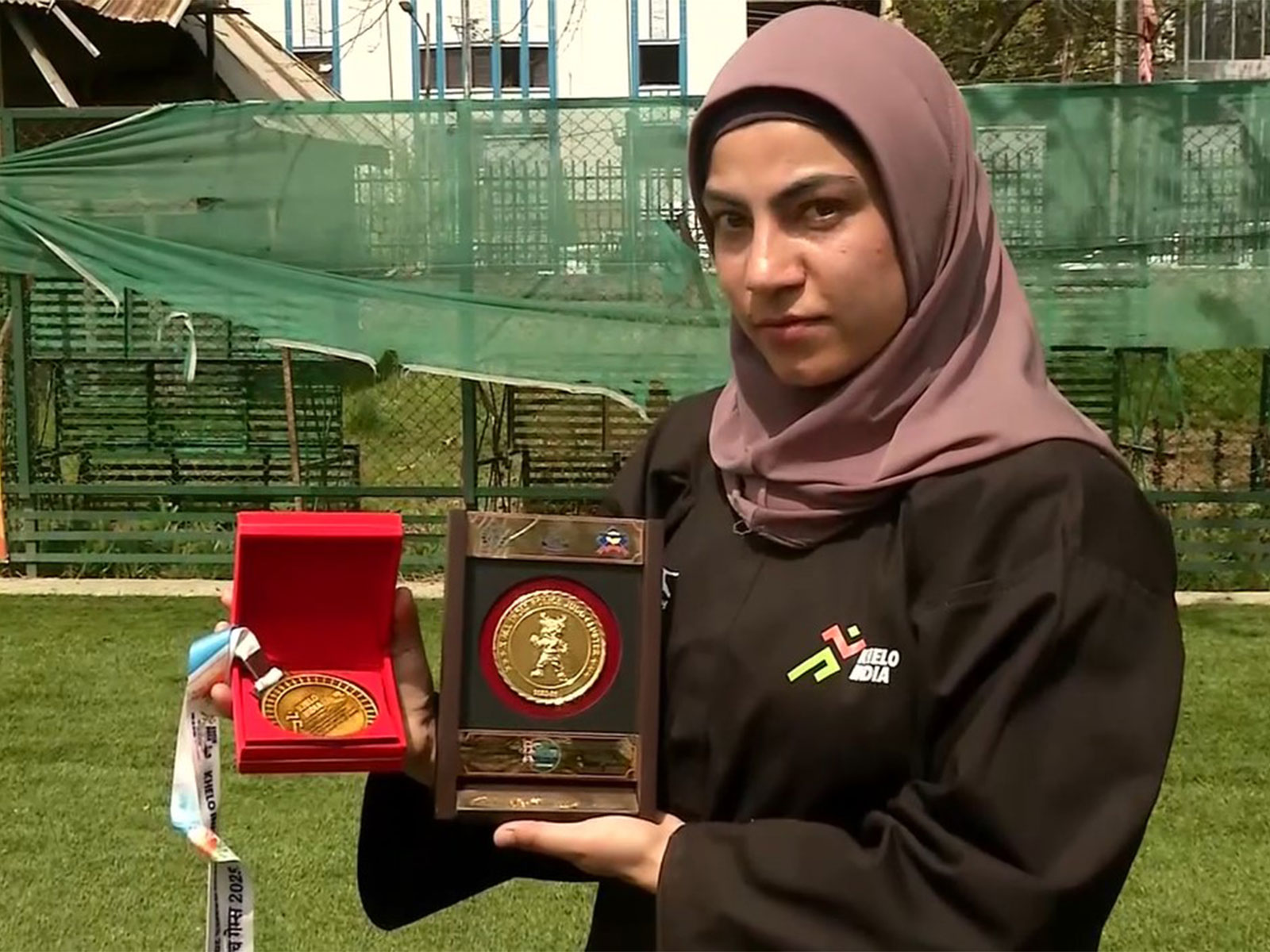 International Pencak Silat medalist, Muskan Shaban. (Photo/ANI)