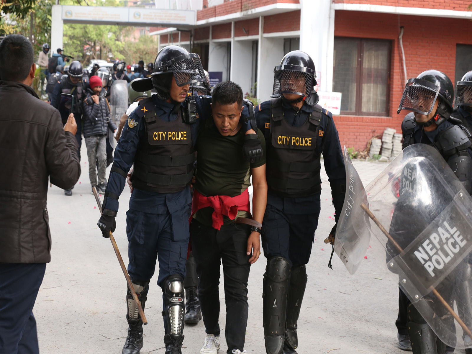 Protest in Nepal (Photo/ANI)
