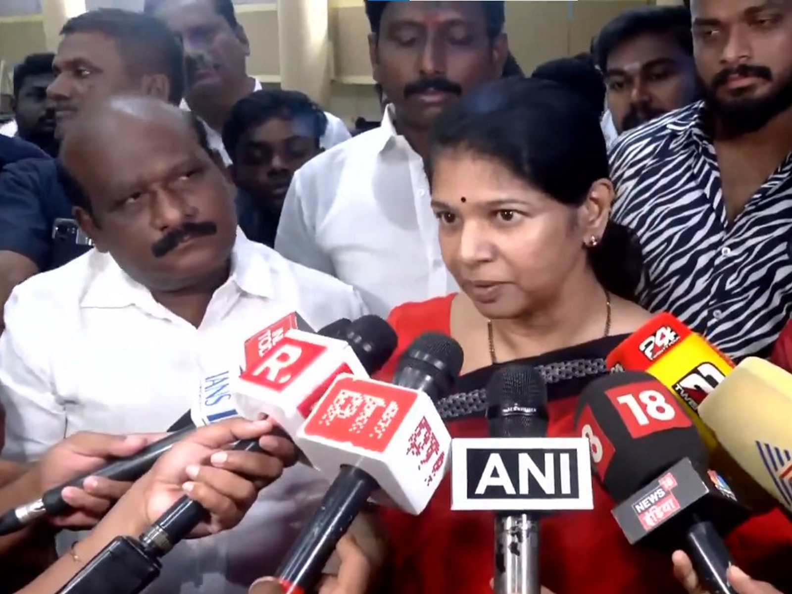 DMK MP Kanimozhi (Photo/ANI) 