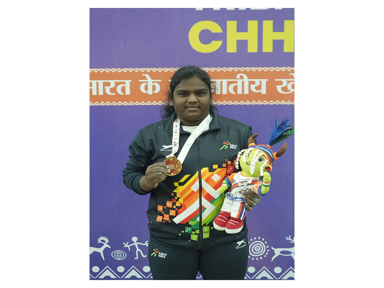 Maharashtra 86 Kg Gold Medalist Sakshi Bandu Burkule (Photo: KITG)