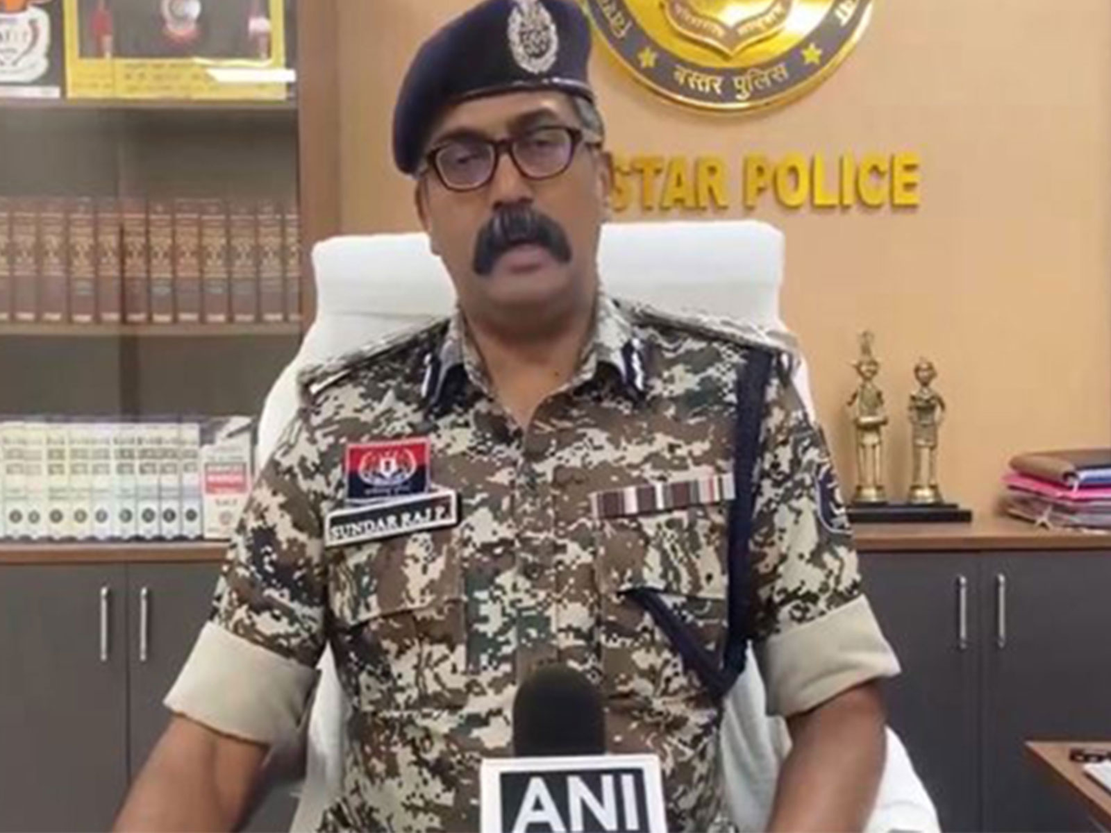 IG Bastar P Sundarraj (File Photo/ANI)