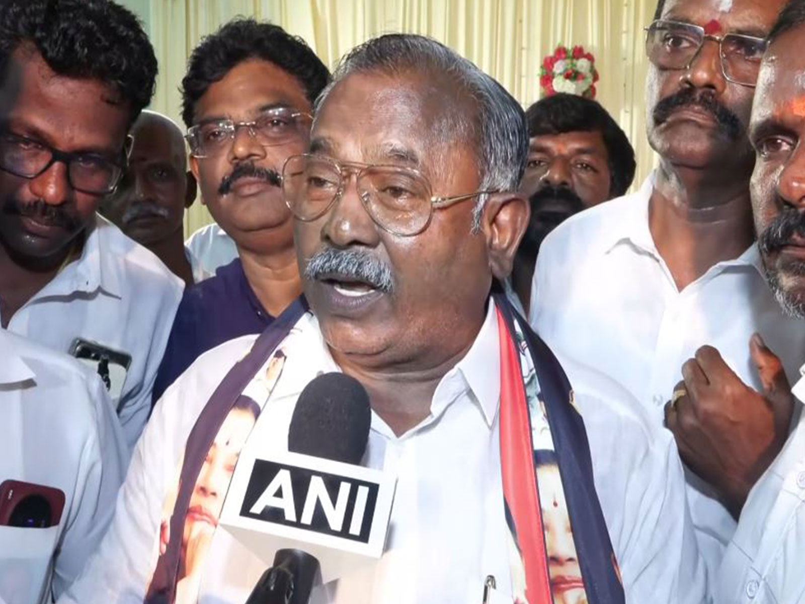 AIADMK leader and candidate from Thoothukudi, CT Chellapandian (Photo/ANI)