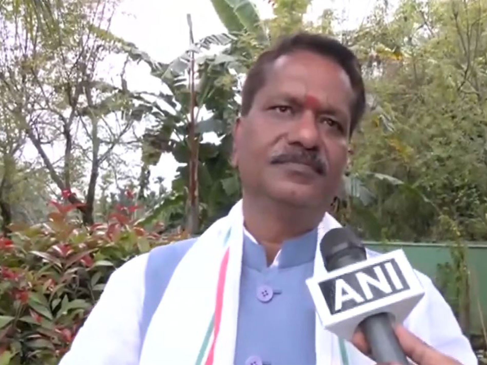 Assam Minister and BJP candidate from Dhekiajuli Assembly constituency, Ashok Singhal (Photo/ANI)