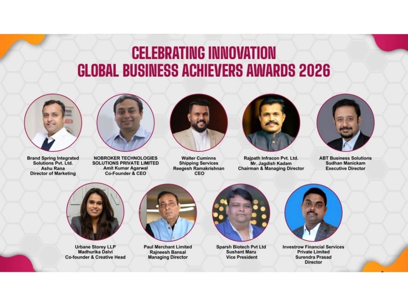 Celebrating Innovation: Global Business Achievers Awards 2026