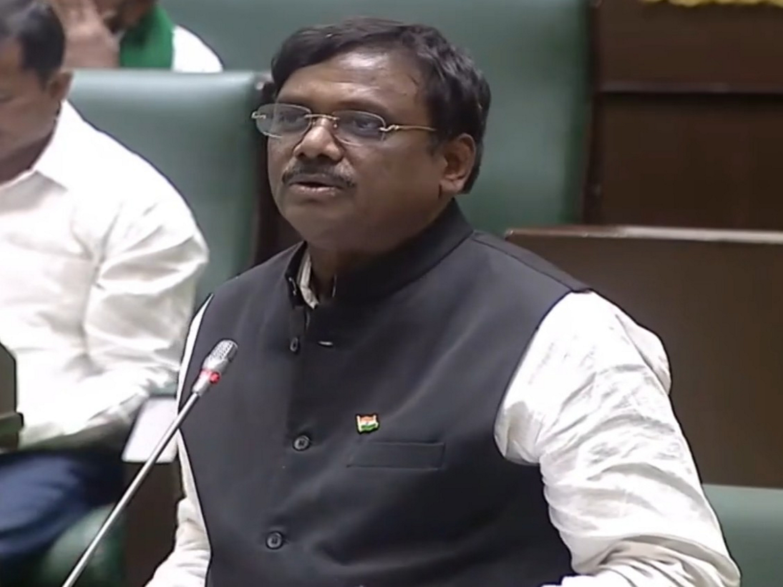 Telangana Minister G Vivek Venkataswamy (Photo/@INCTelangana)