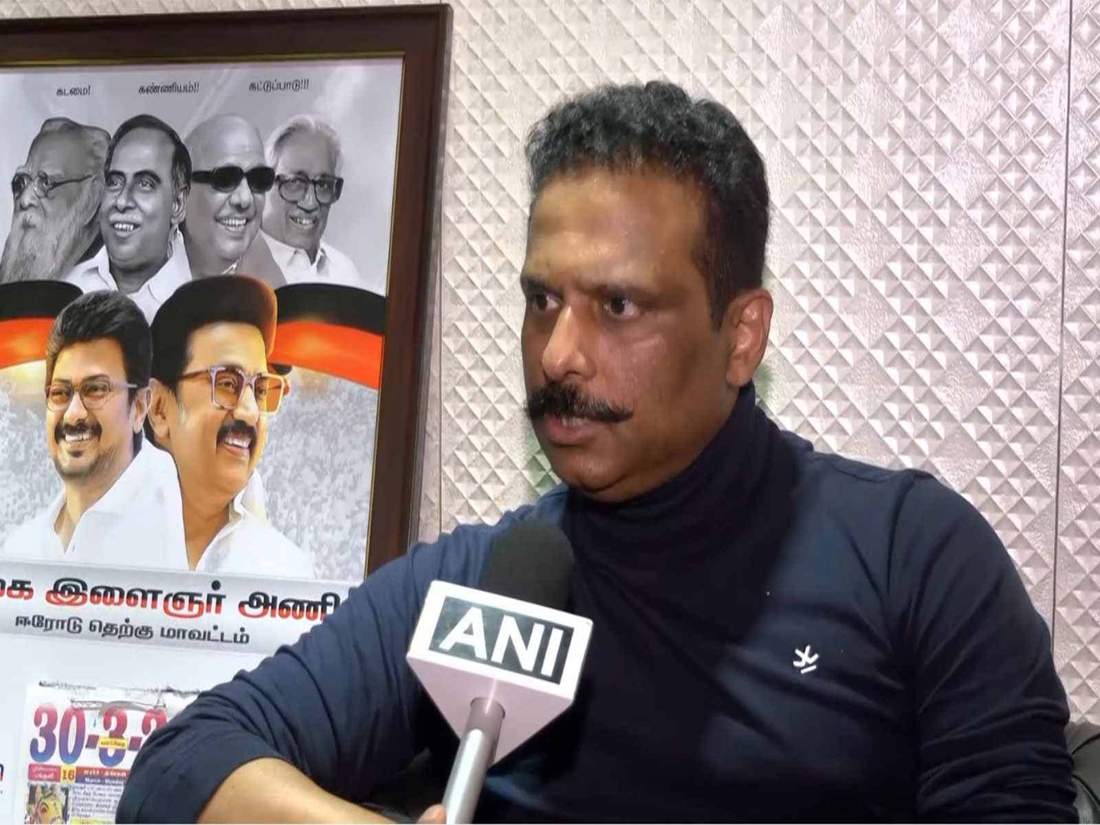 Industrialist and DMK manifesto committee member Suresh Samantham (Photo/ANI)