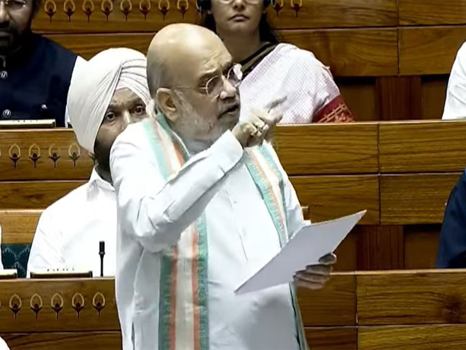 Union Home Minister Amit Shah (Photo/SansadTV)