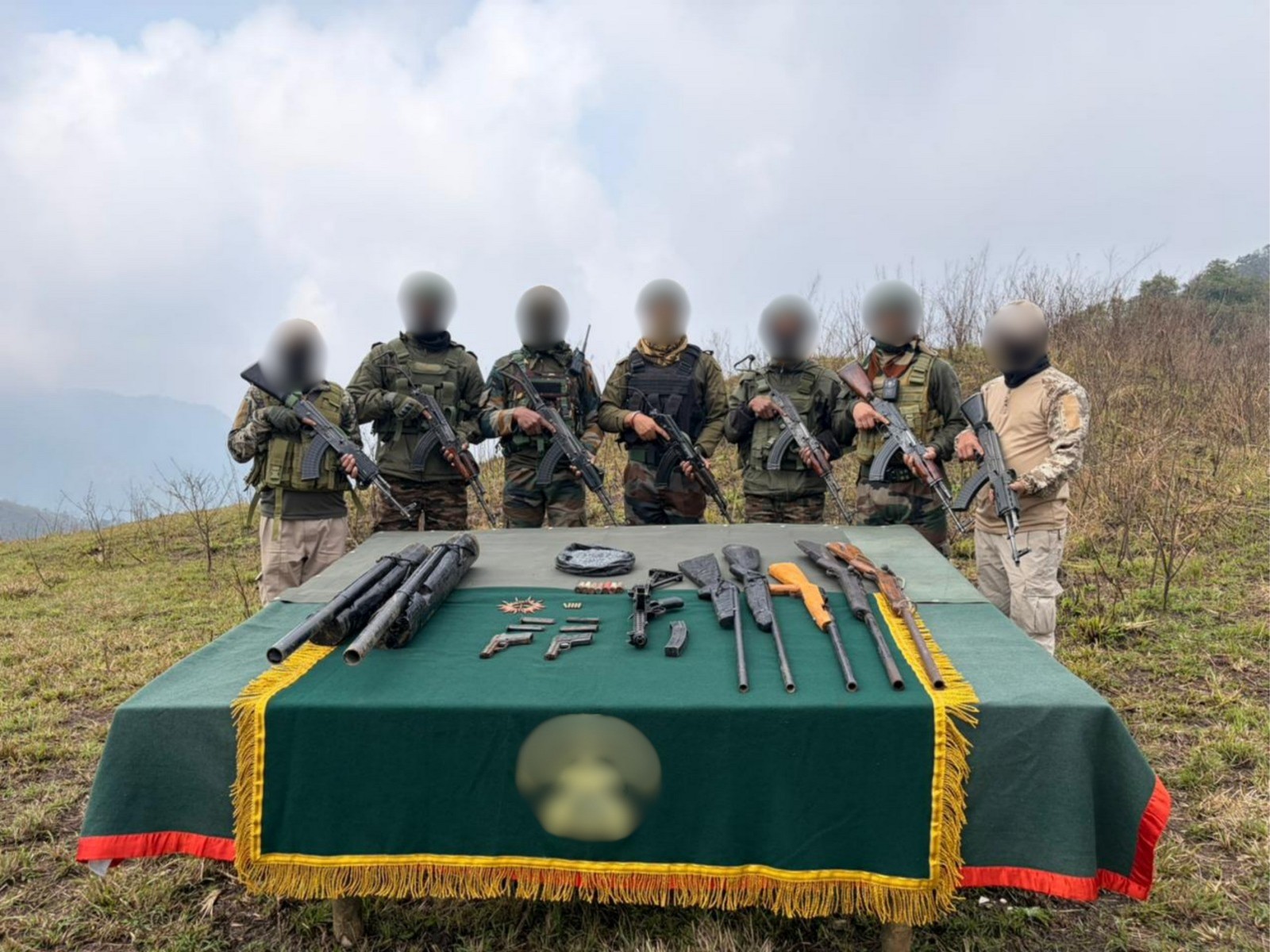 Security forces conduct Joint operations in Manipur (Photo/Manipur police)