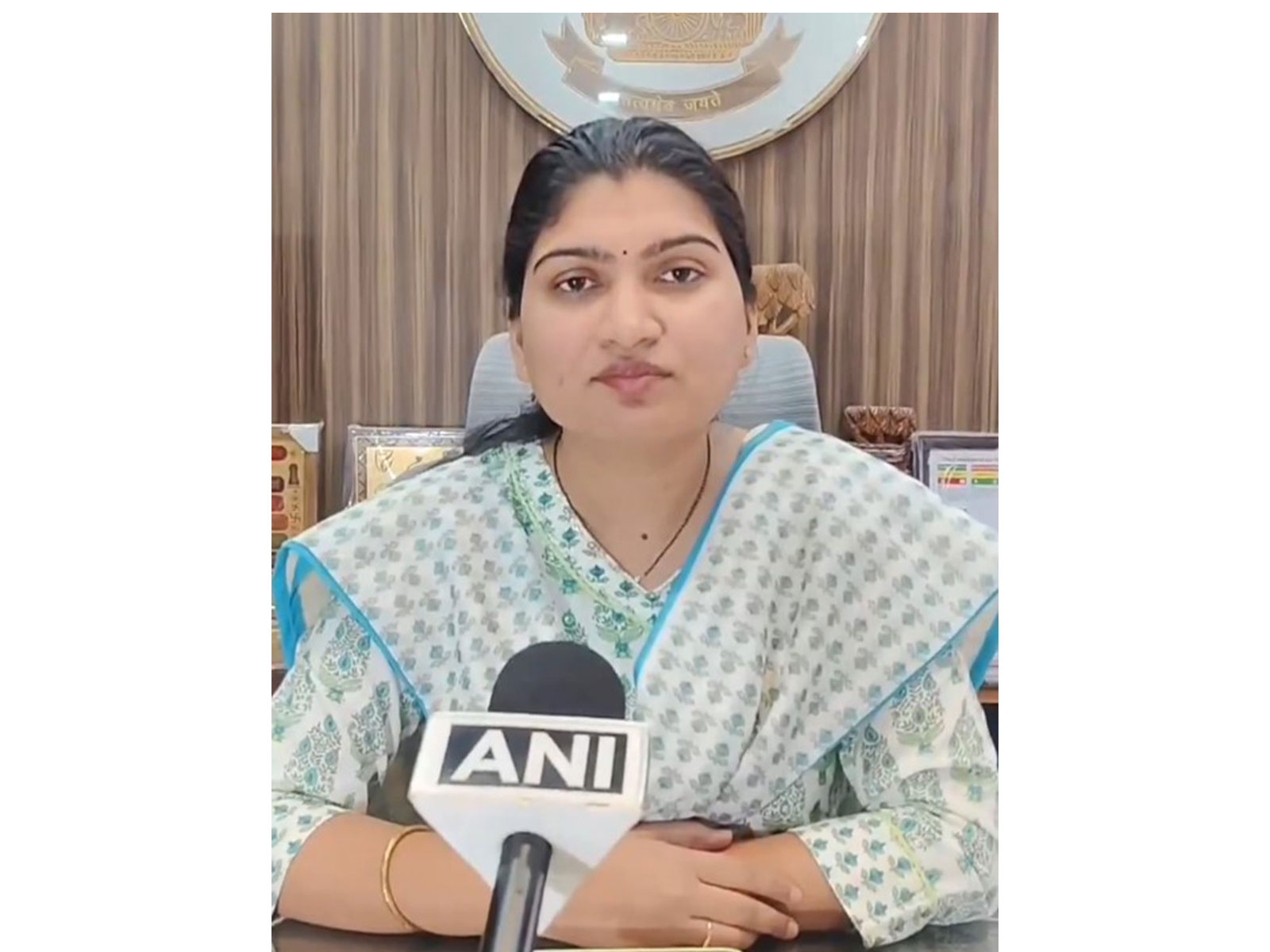 Narayanpur Collector Namrata Jain (Photo/ANI)  