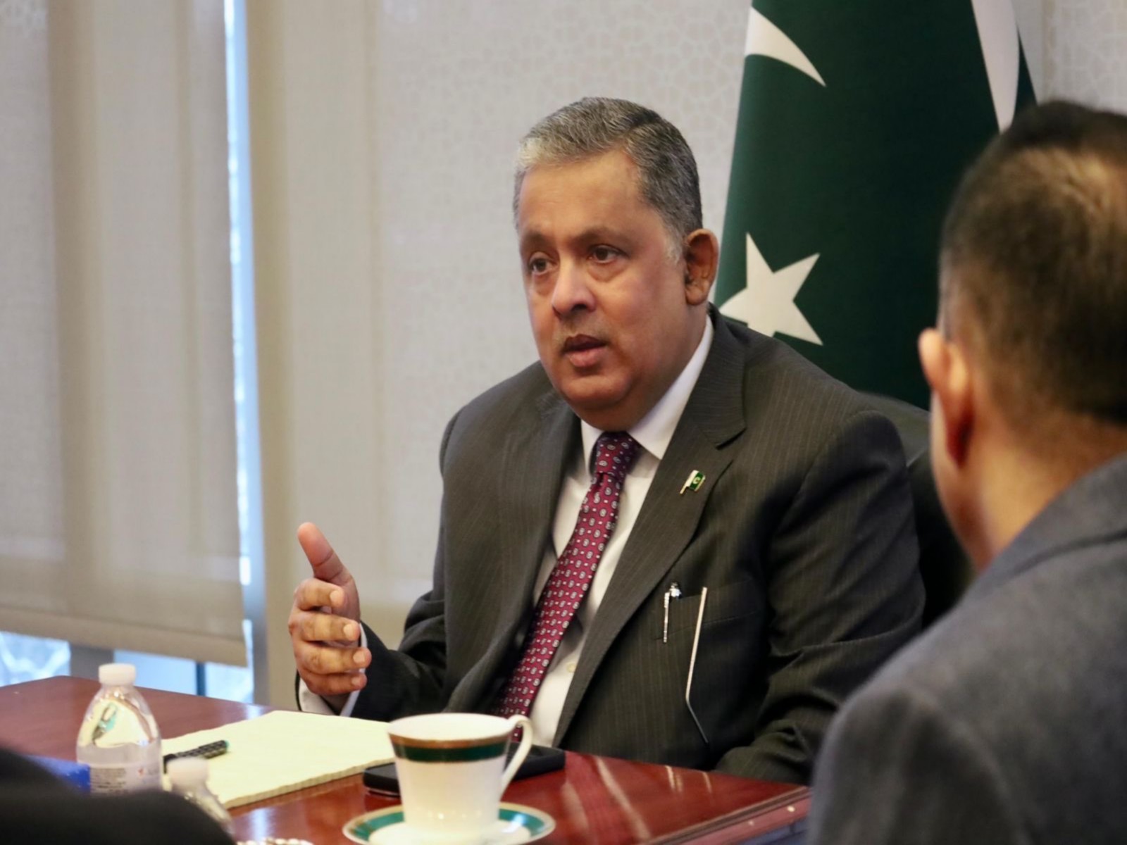 Pakistan's Ambassador to the US, Rizwan Saeed Sheikh (Photo/X/@AmbRizSaeed)