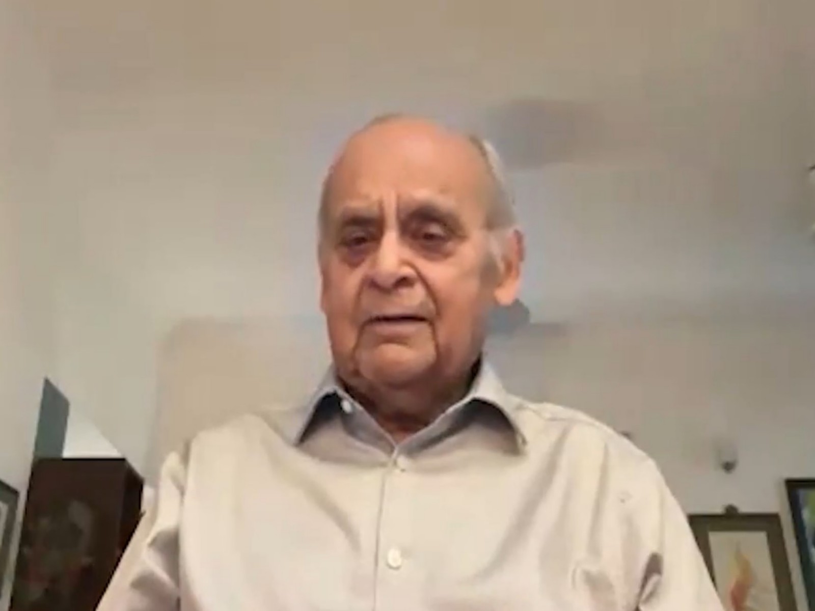 Former Research and Analysis Wing (R&AW) chief Vikram Sood in an interview with ANI (Photo/ANI)