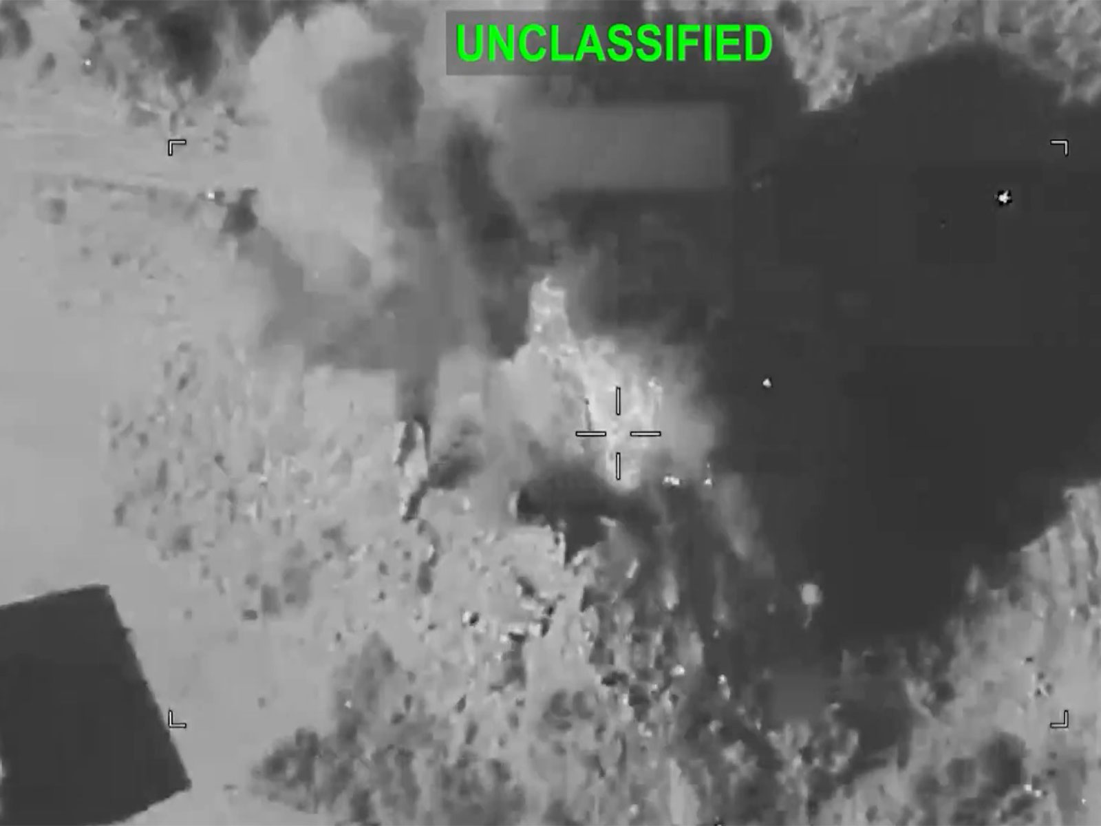 Snapshot of claimed military strikes by US on Iran (Photo/X/@CENTCOM)