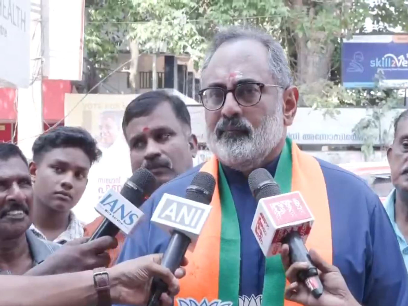 Keralam BJP President Rajeev Chandrasekhar (Photo/ANI)