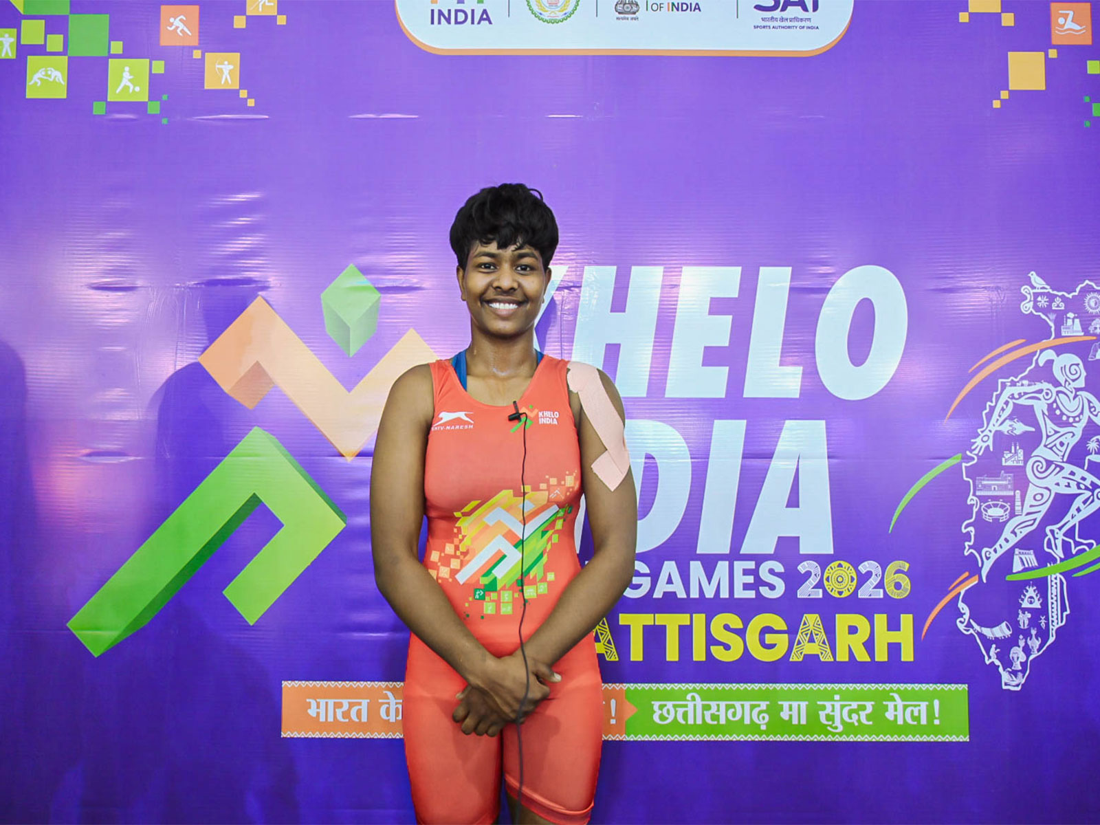 Jharkhand Wrestling Gold Medalist Poonam Oraon (Photo: KITG 2026)