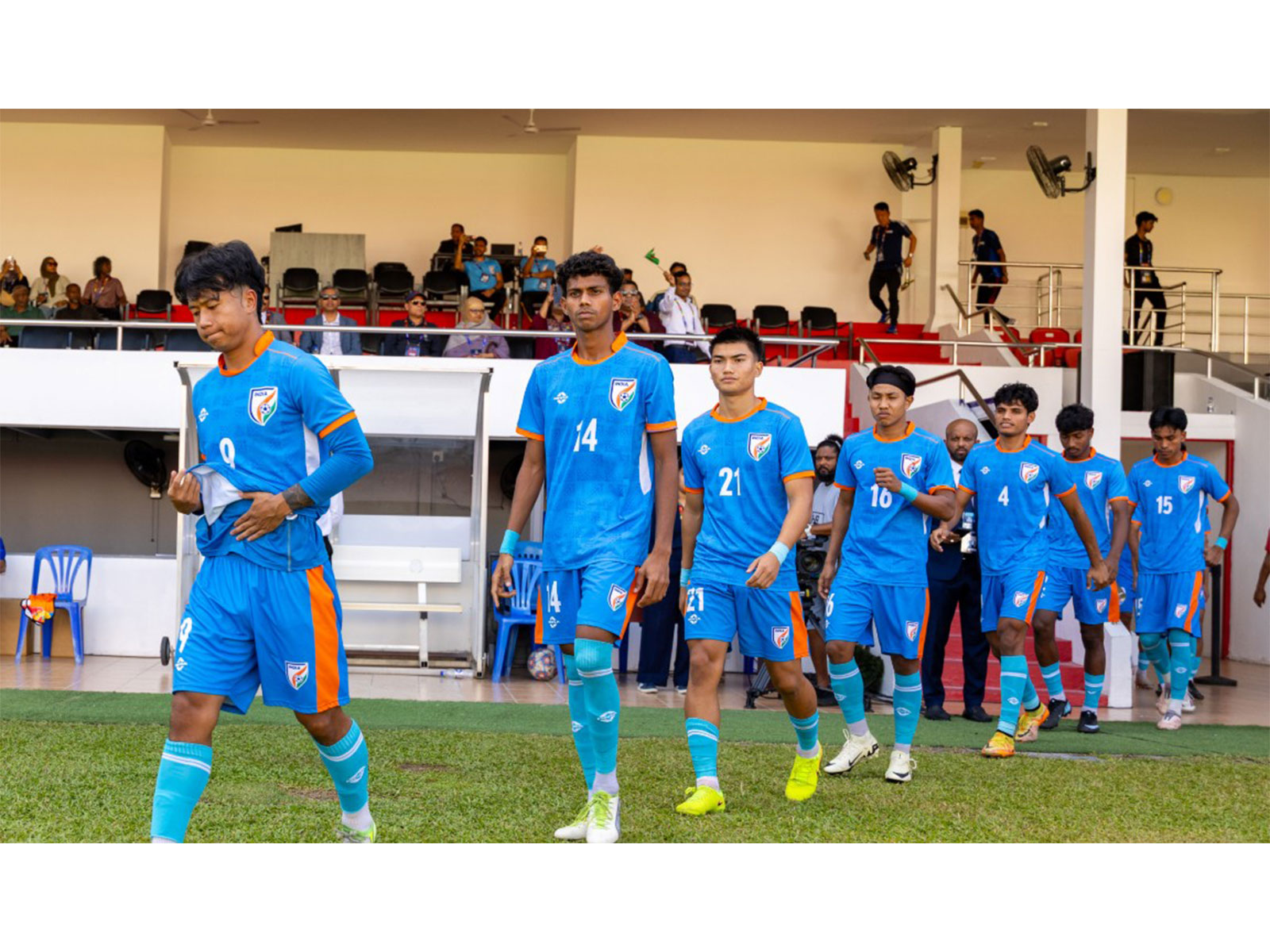 India team in action in SAFF U20 Championship (Photo: AIFF)