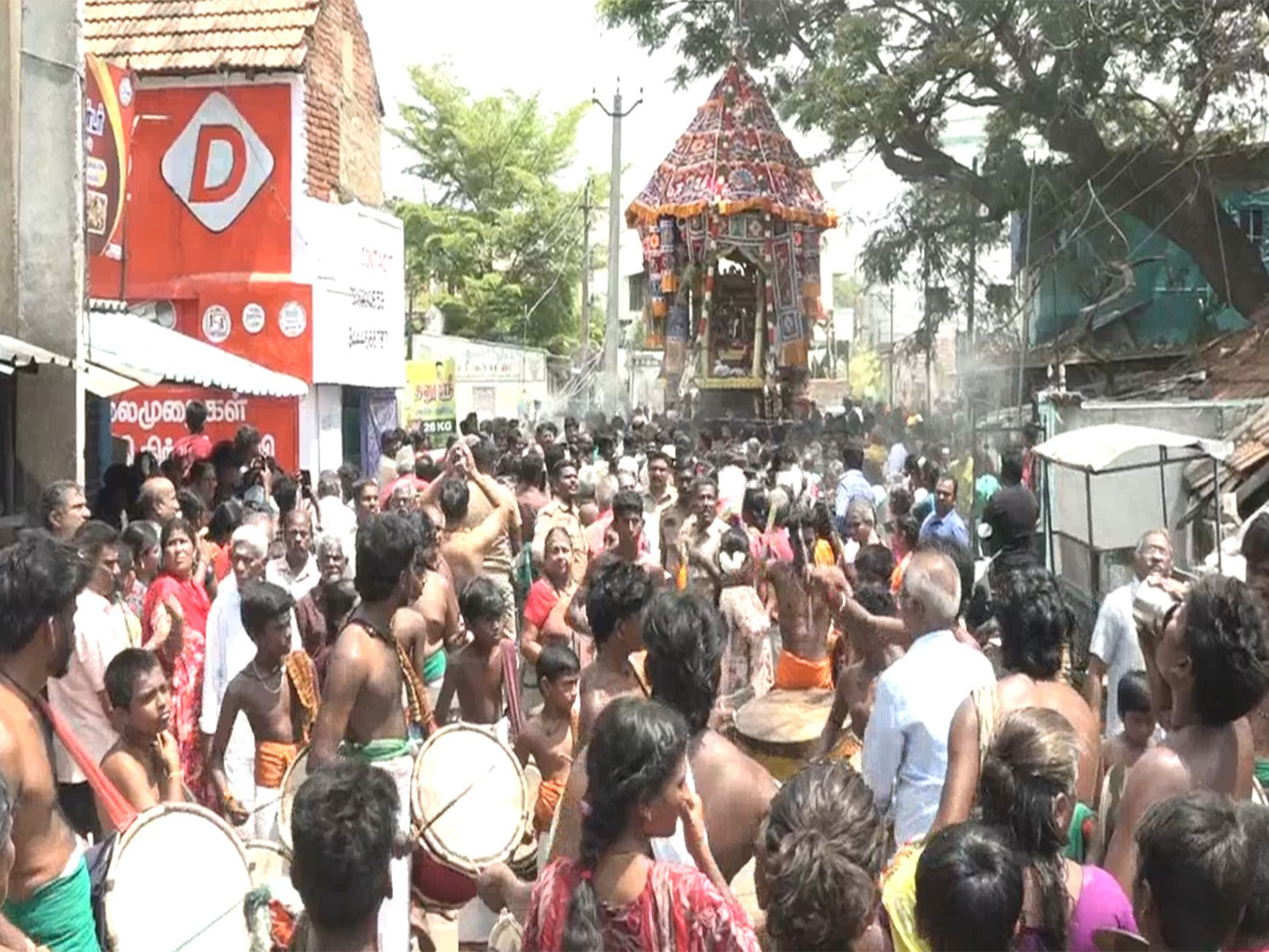Chariot Festival at Uyyakondan Thirumalai Ujjivanathar Temple (Photo/ANI)