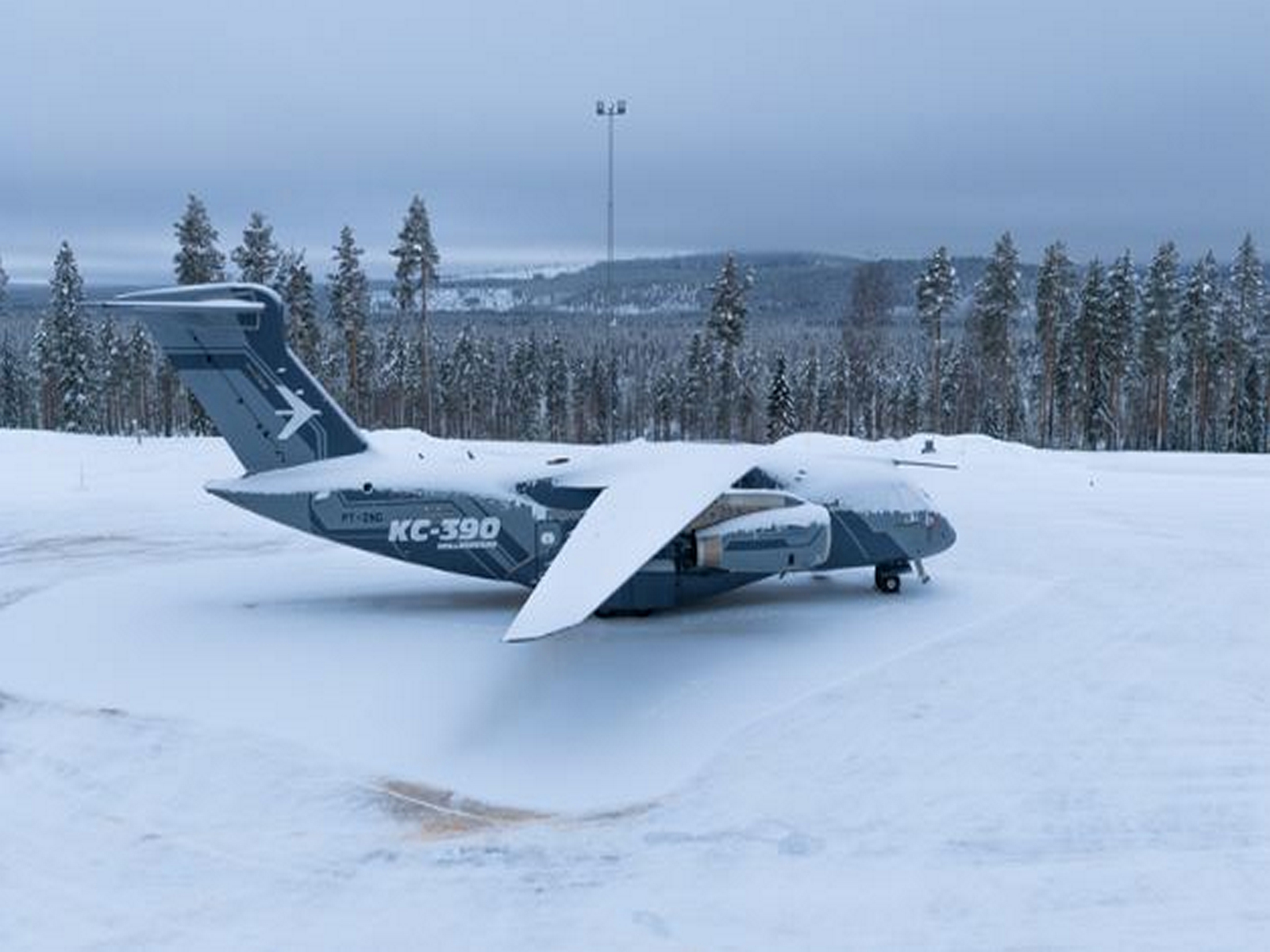 Embraer's KC-390 Millennium in Sweden (Photo/Embraer)