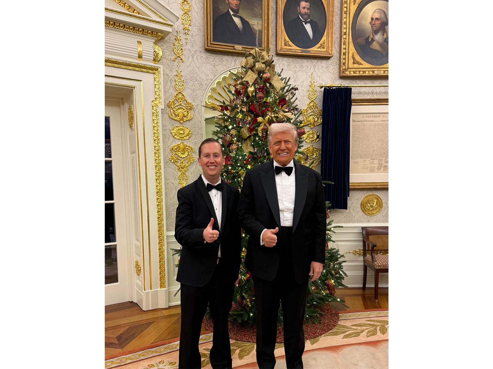  US Ambassador to India, Sergio Gor with US President Donald Trump (Photo: X@USAndIndia)