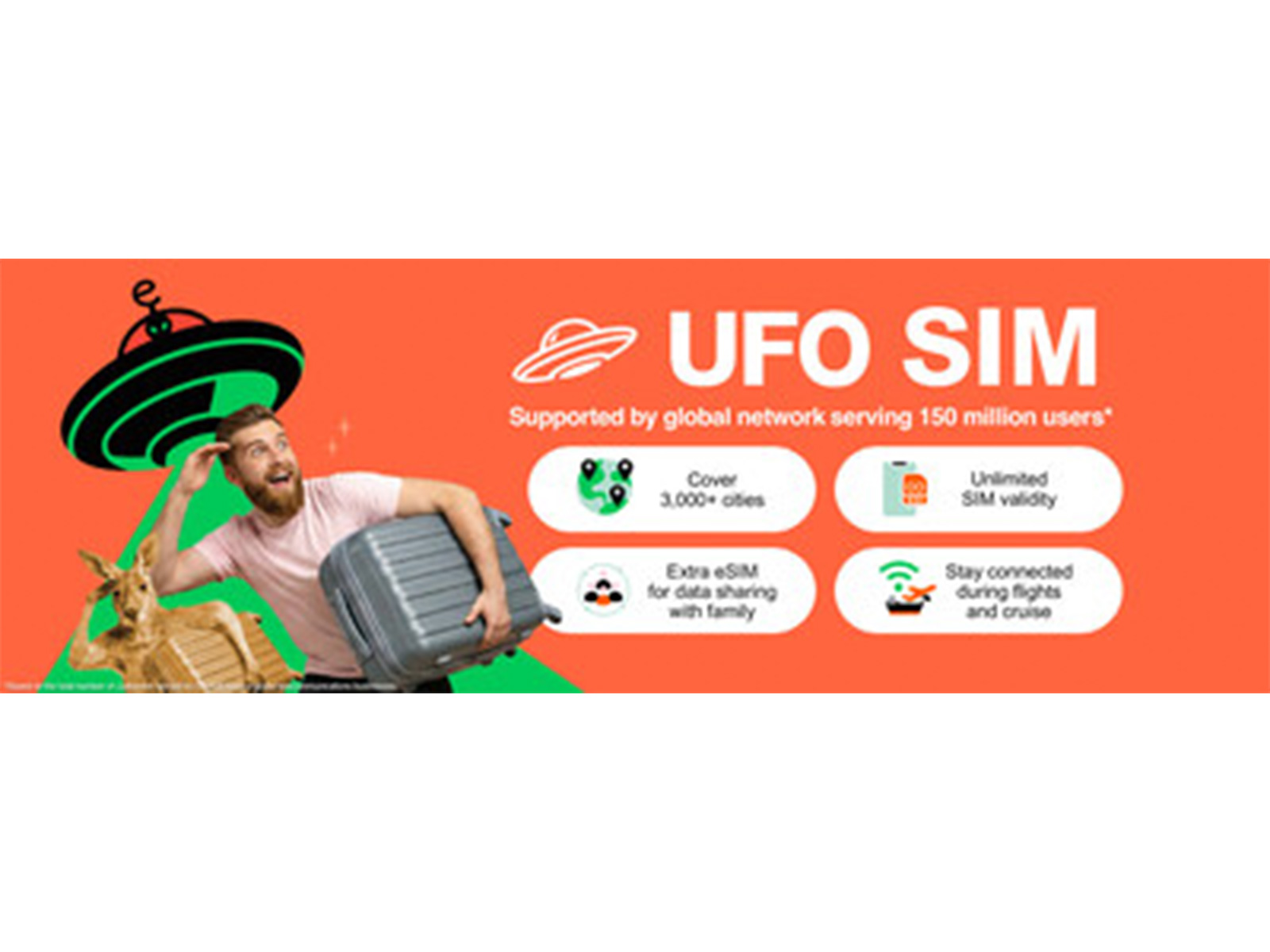 UFO SIM Launches in Australia, The Ultimate Travel eSIM Starting at Just AU$2/GB