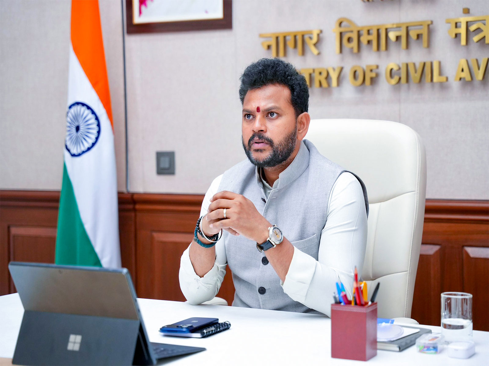 Civil Aviation Minister Ram Mohan Naidu Kinjarapu (File Photo/ANI)
