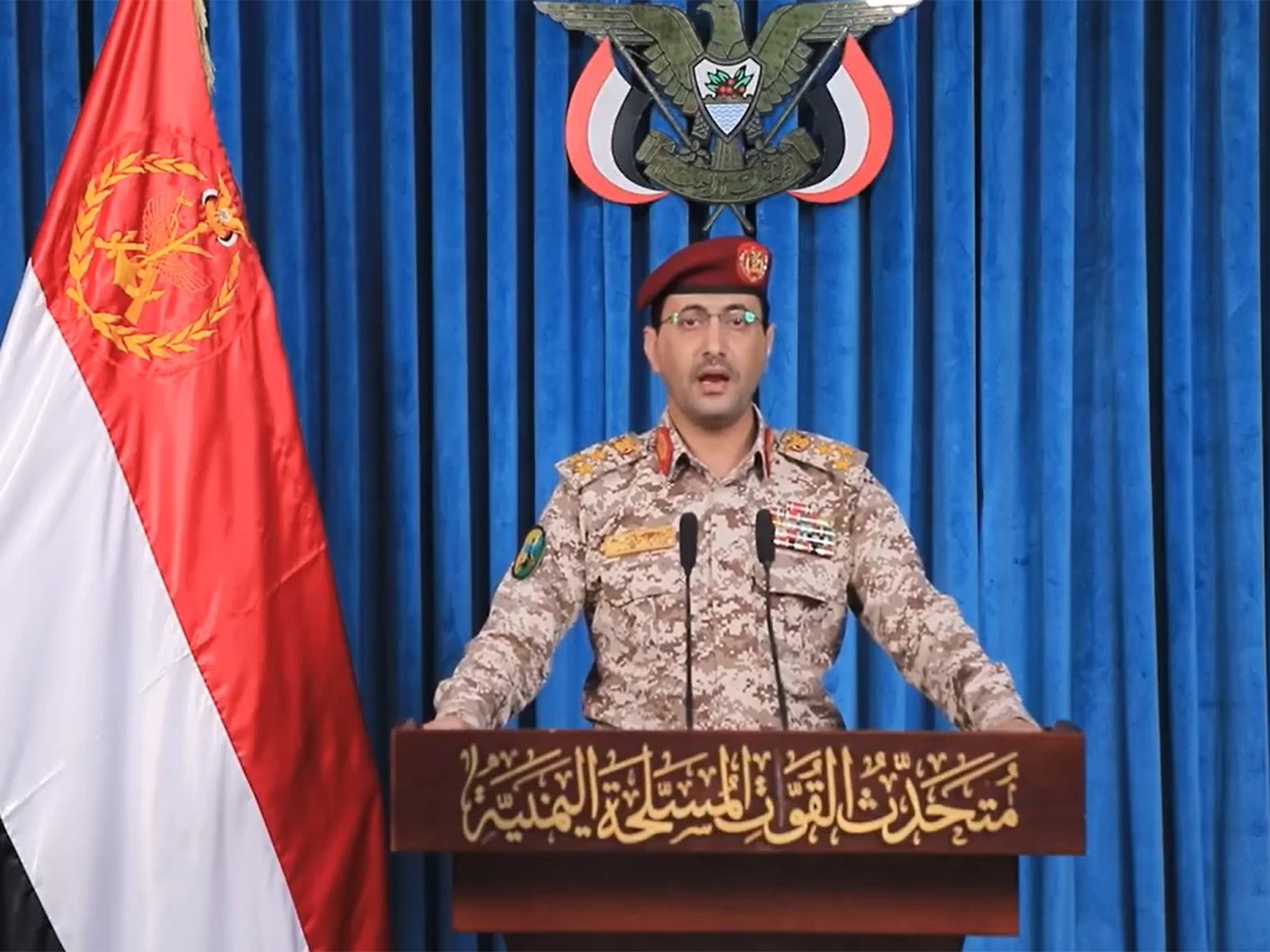 Official spokesperson of the Yemeni Armed Forces, Yahya Saree (Photo/X/@Yahya_Saree)