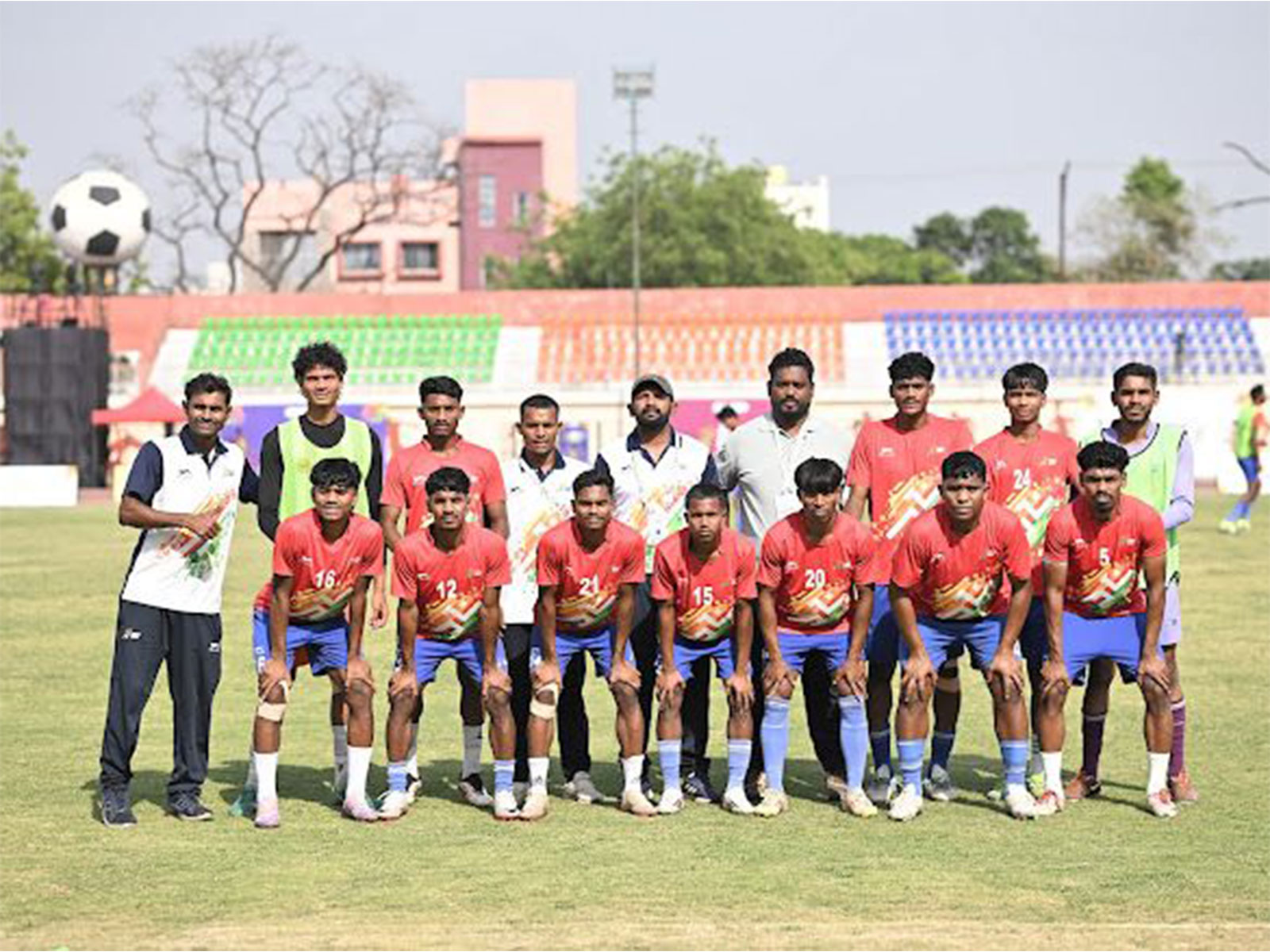 Football players from Ramkrishna Mission Ashram's academy (Photo: KITG)