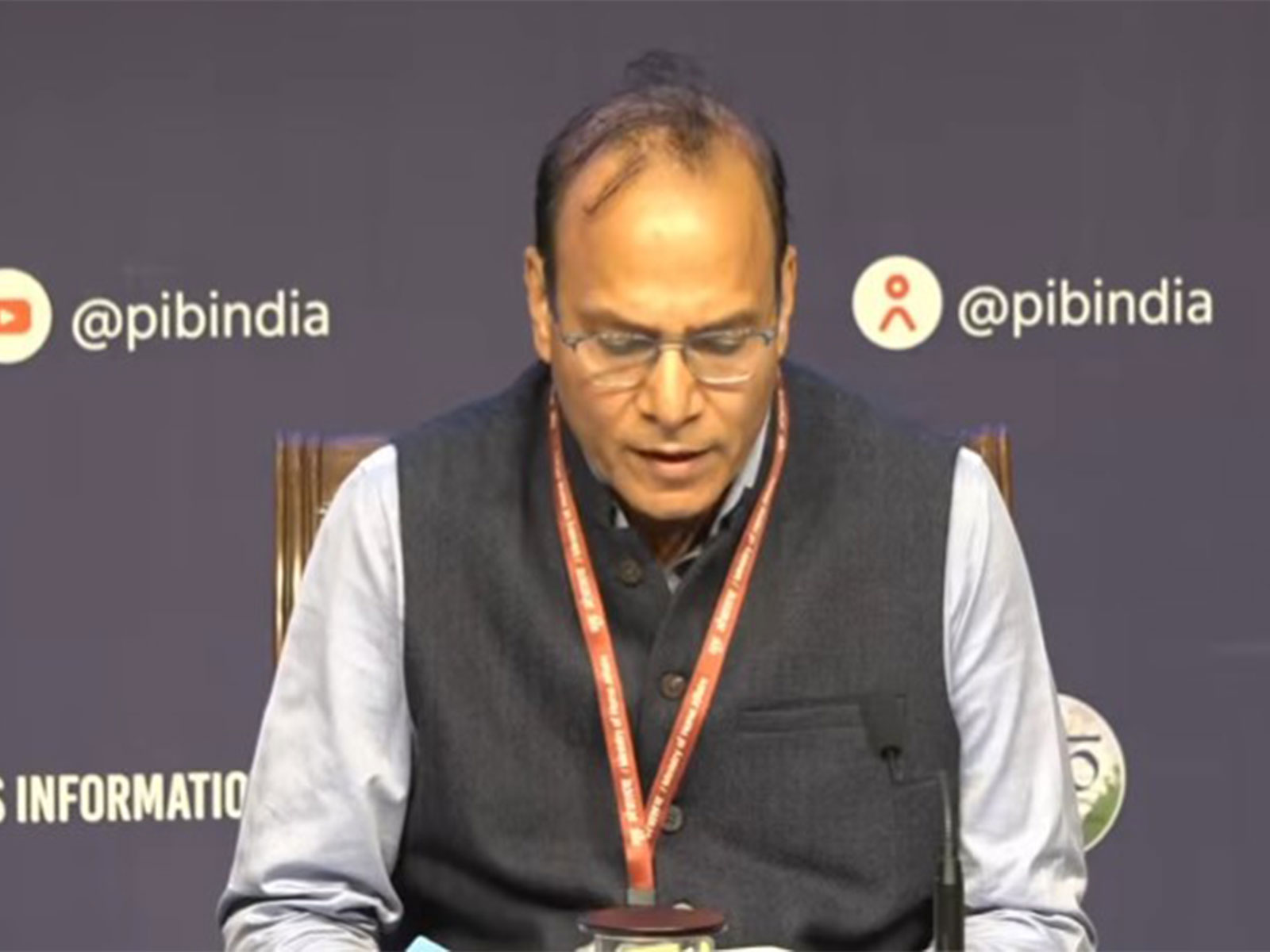 Additional Secretary, Ministry of Ports, Shipping and Waterways, Mukesh Mangal (Photo/Youtube/PIBIndia)