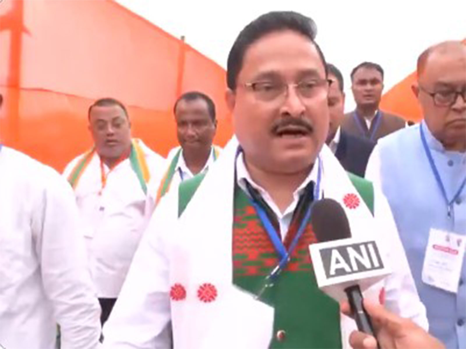 Assam Bharatiya Janata Party (BJP) President Dilip Saikia (Photo/ANI)